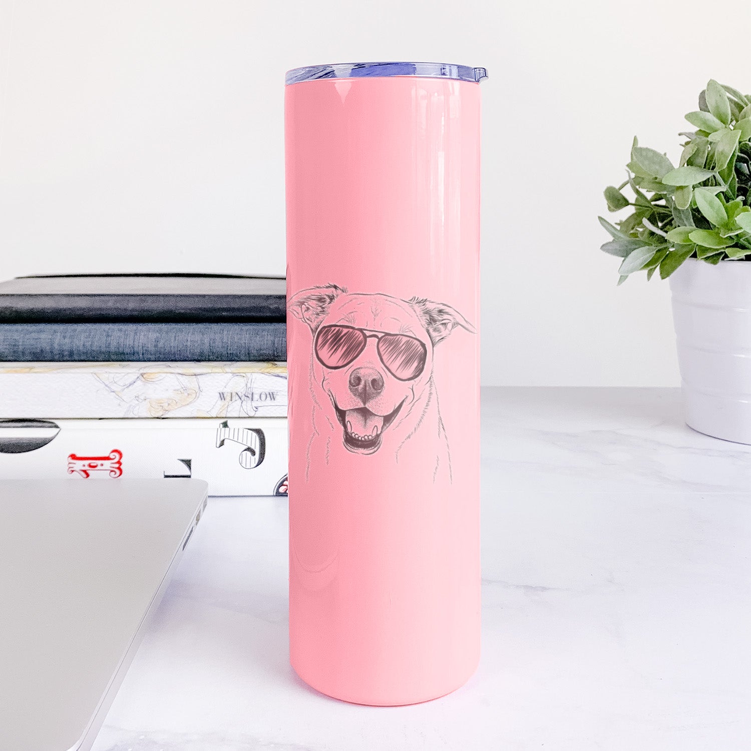 Carl the Mixed Breed - 20oz Skinny Tumbler