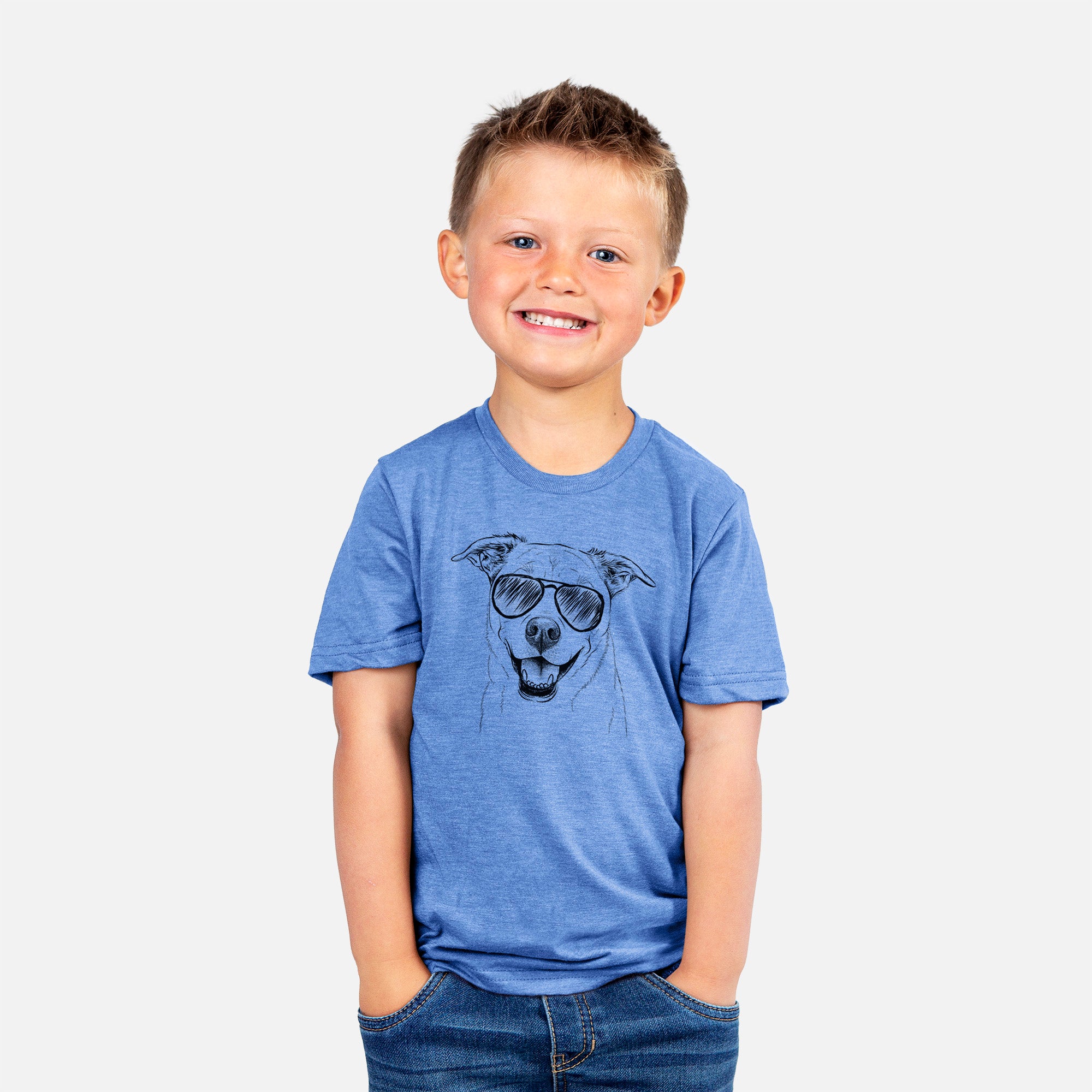 Aviator Carl the Mixed Breed - Kids/Youth/Toddler Shirt