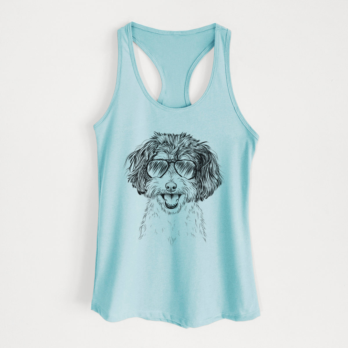 Carlos the Cavapoo - Women's Racerback Tanktop
