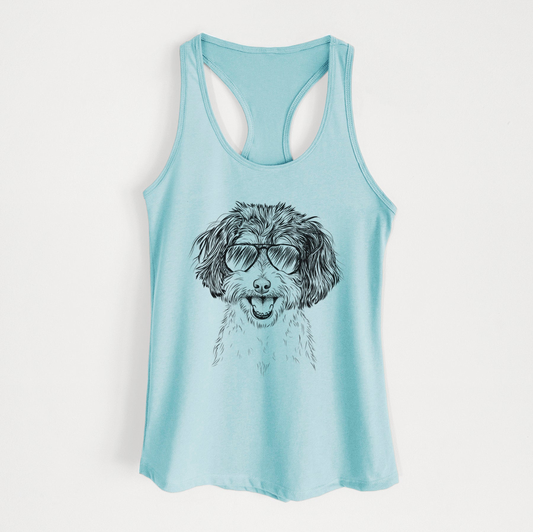 Carlos the Cavapoo - Women's Racerback Tanktop