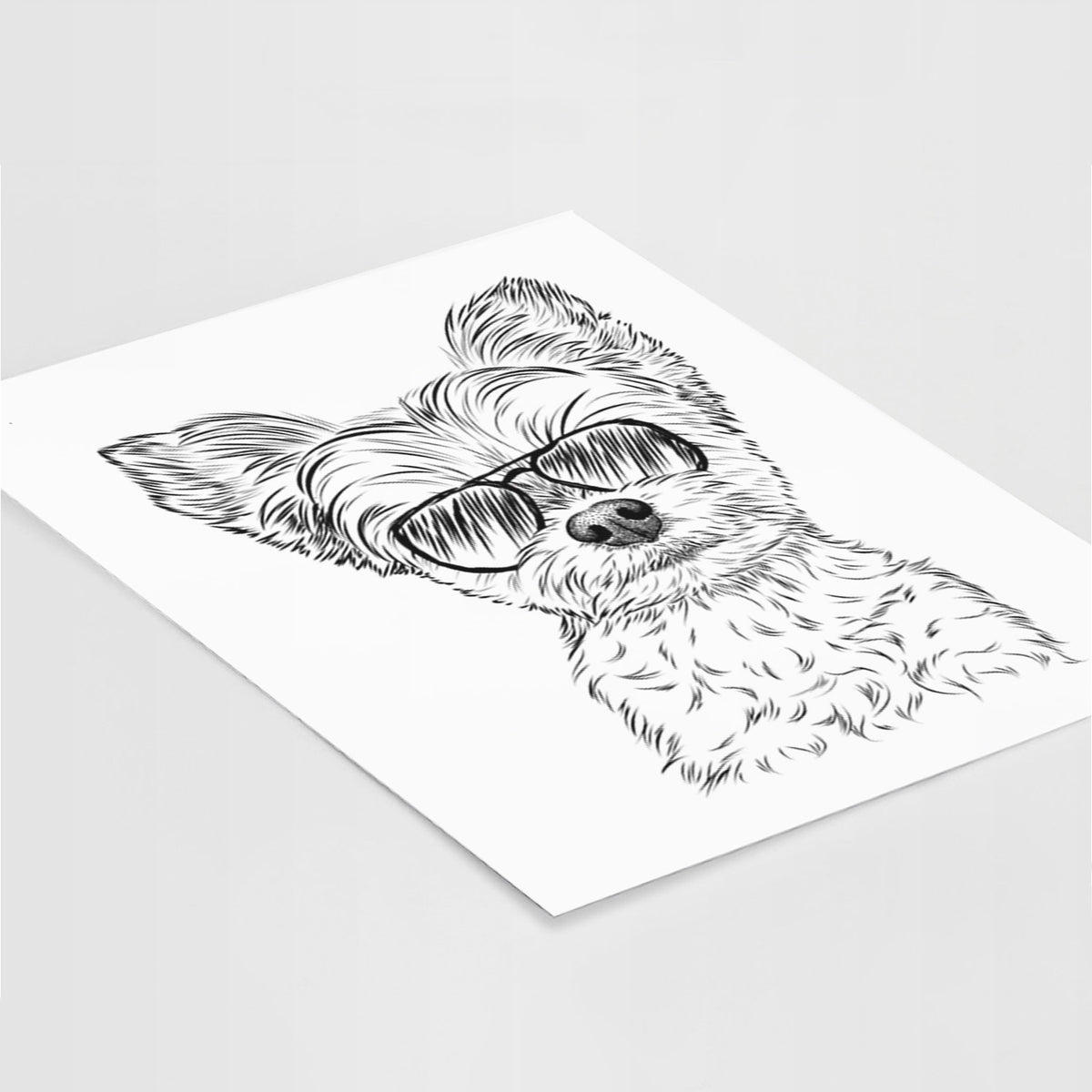 Chance the Yapper the Yorkshire Terrier Art Print