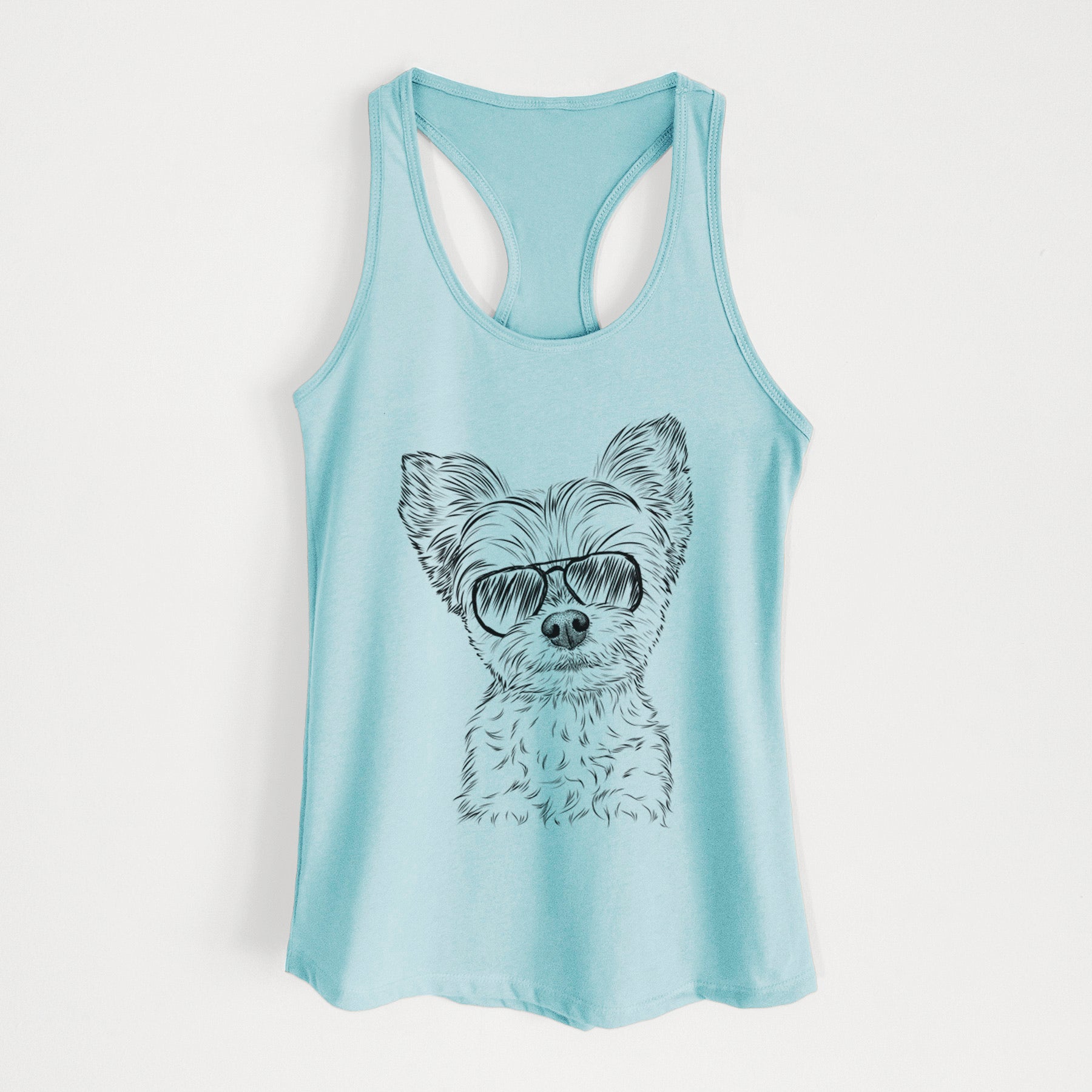 Chance the Yapper the Yorkshire Terrier - Women's Racerback Tanktop