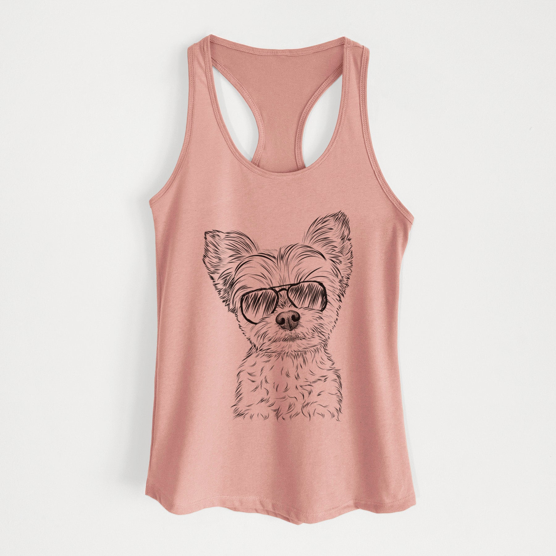 Chance the Yapper the Yorkshire Terrier - Women's Racerback Tanktop