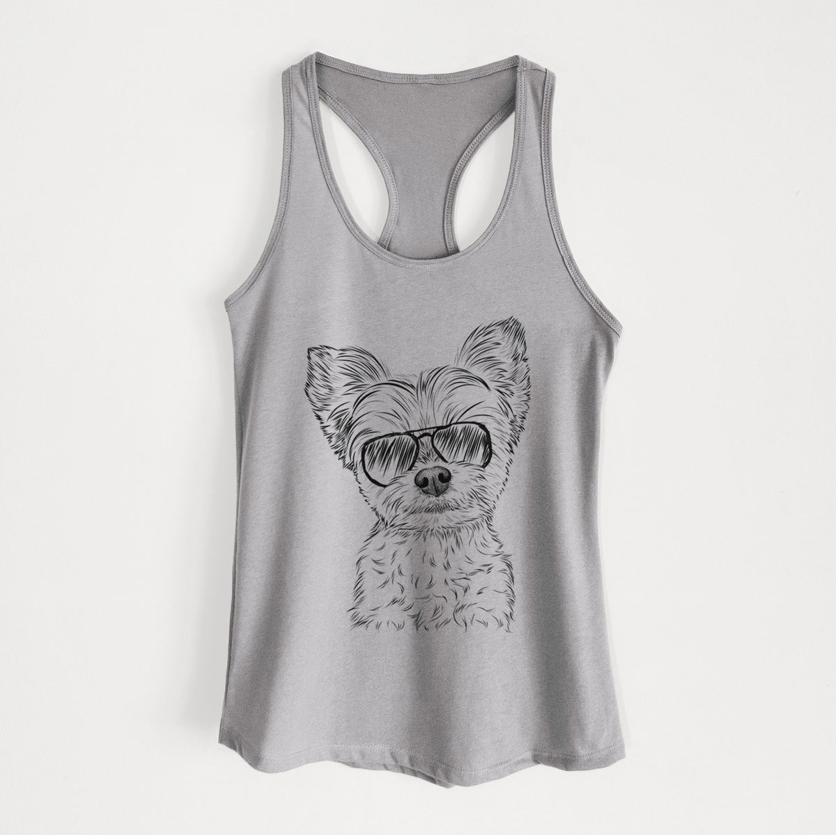 Chance the Yapper the Yorkshire Terrier - Women&#39;s Racerback Tanktop