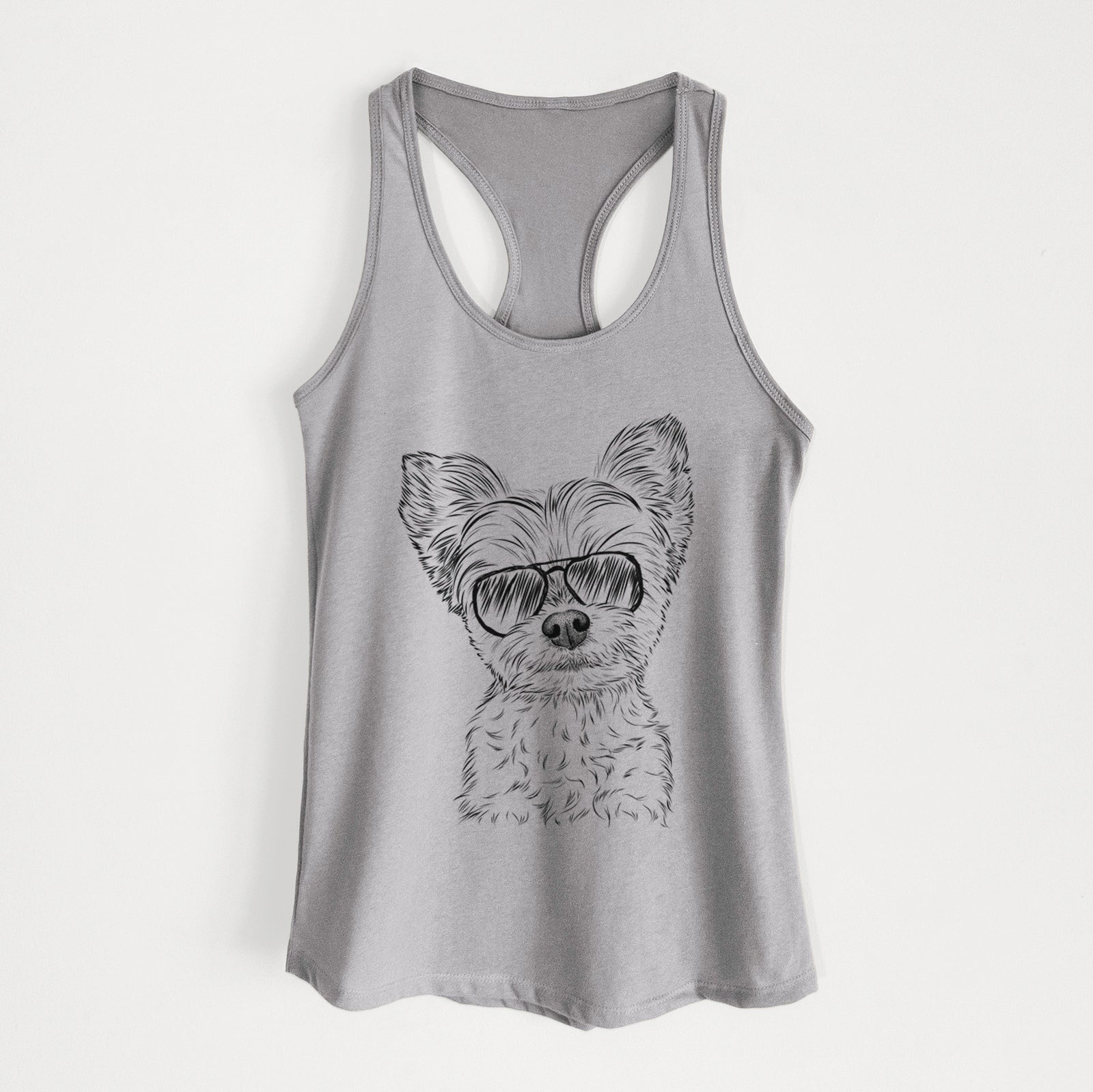 Chance the Yapper the Yorkshire Terrier - Women's Racerback Tanktop