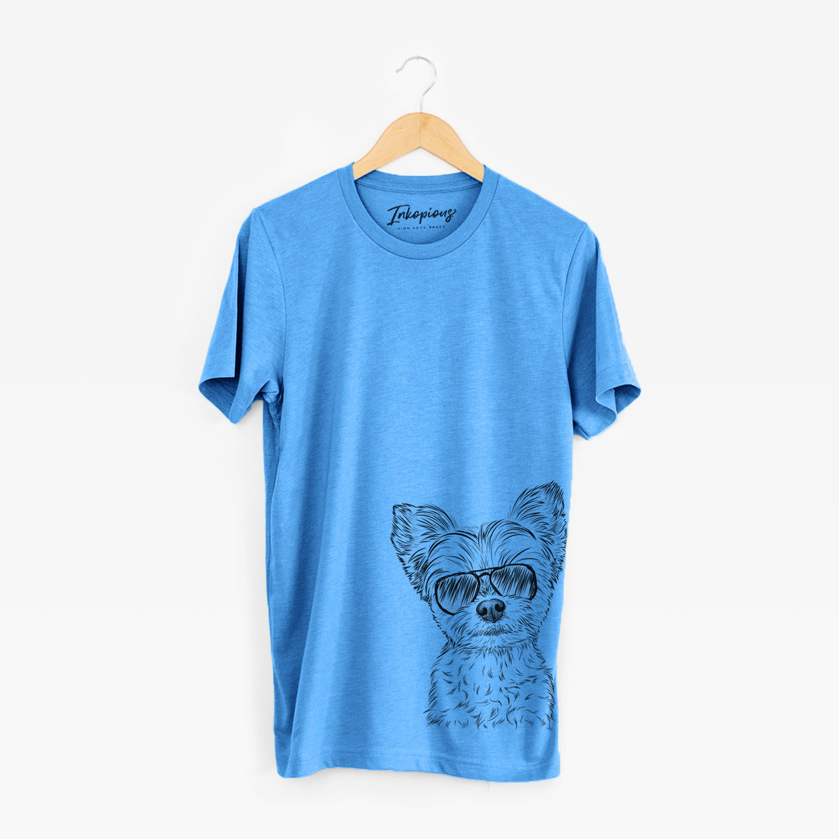Aviator Chance the Yapper the Yorkshire Terrier - Unisex Crewneck