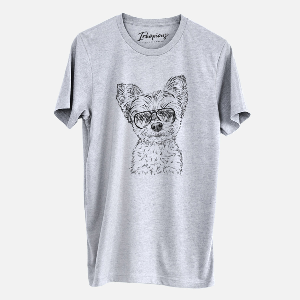 Aviator Chance the Yapper the Yorkshire Terrier - Unisex Crewneck