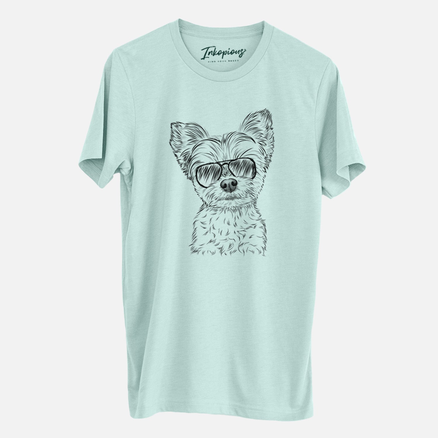 Aviator Chance the Yapper the Yorkshire Terrier - Unisex Crewneck
