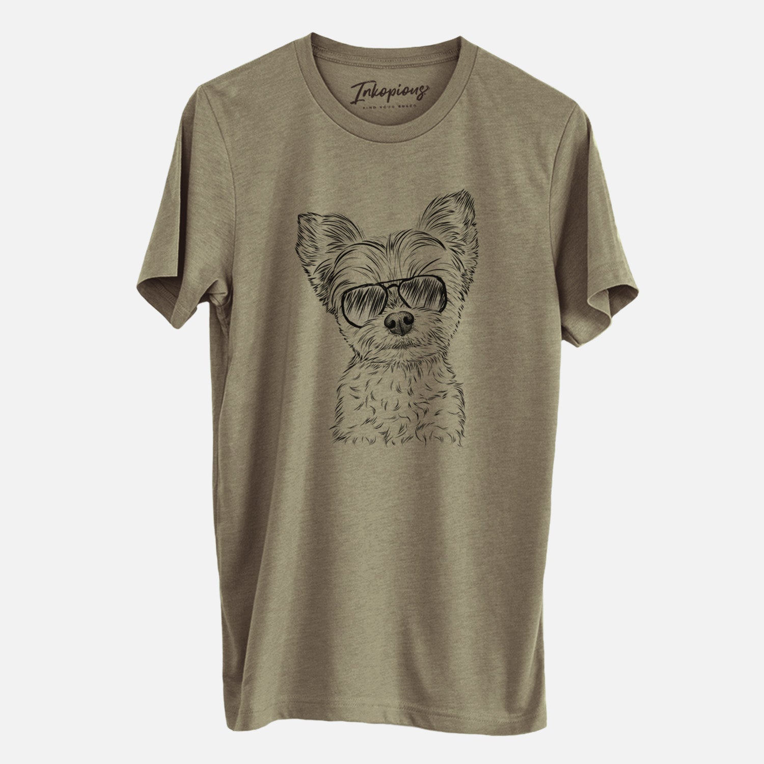 Aviator Chance the Yapper the Yorkshire Terrier - Unisex Crewneck
