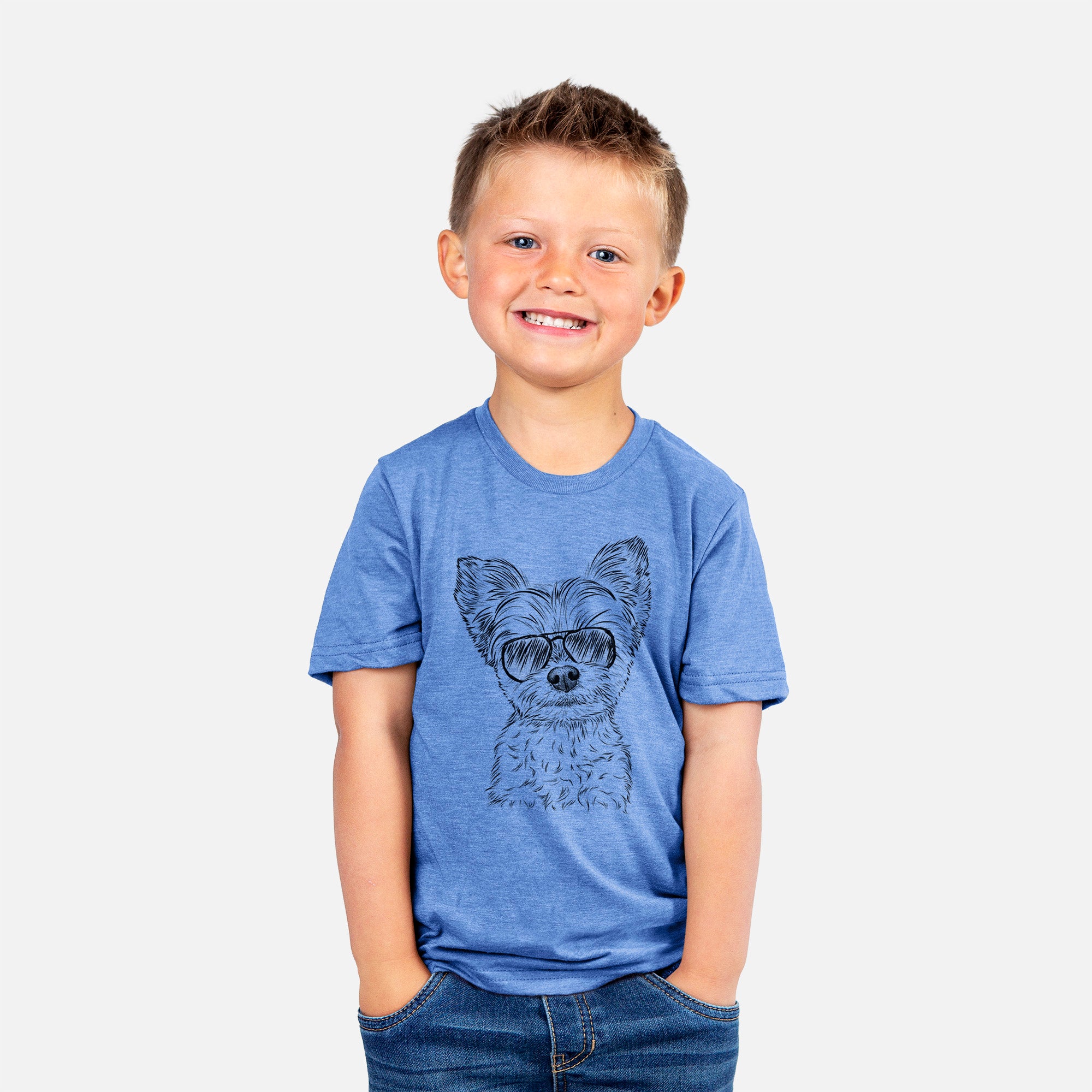 Aviator Chance the Yapper the Yorkshire Terrier - Kids/Youth/Toddler Shirt