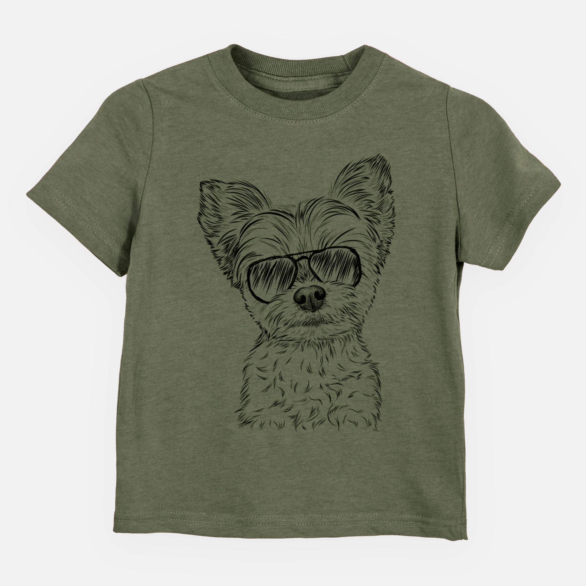 Aviator Chance the Yapper the Yorkshire Terrier - Kids/Youth/Toddler Shirt