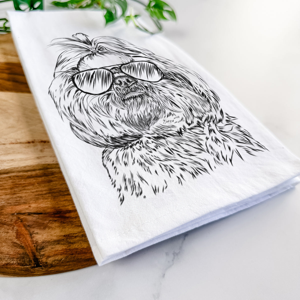Chewie the Shih Tzu Tea Towel