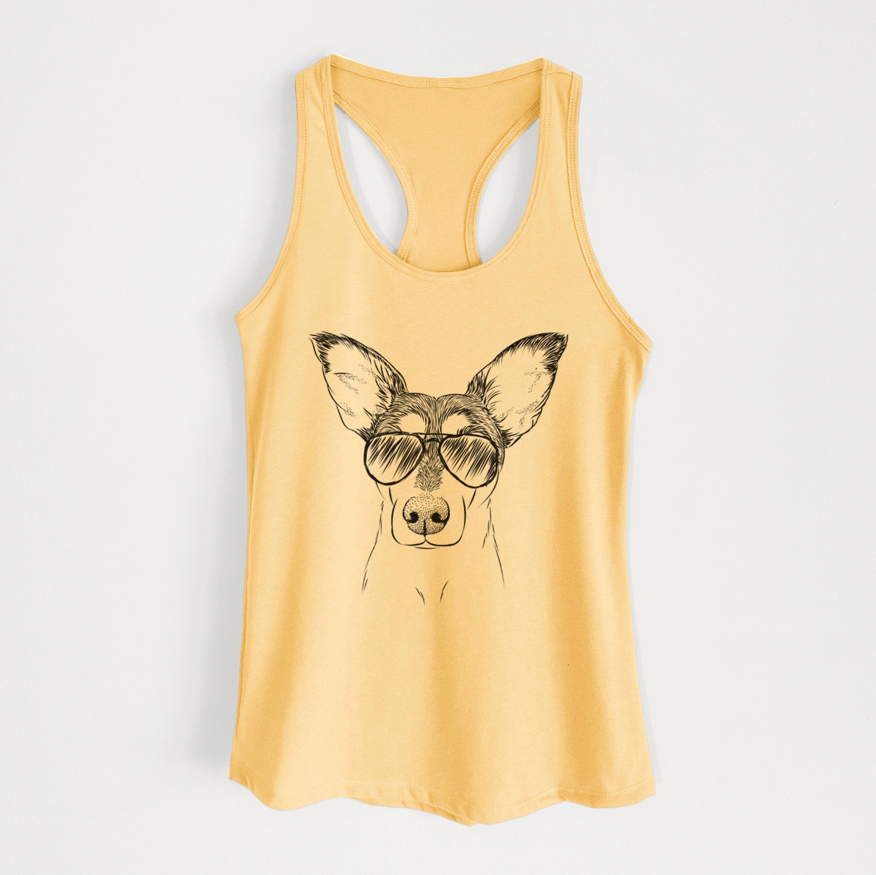 Chloe the Doxie Mix - Women's Racerback Tanktop