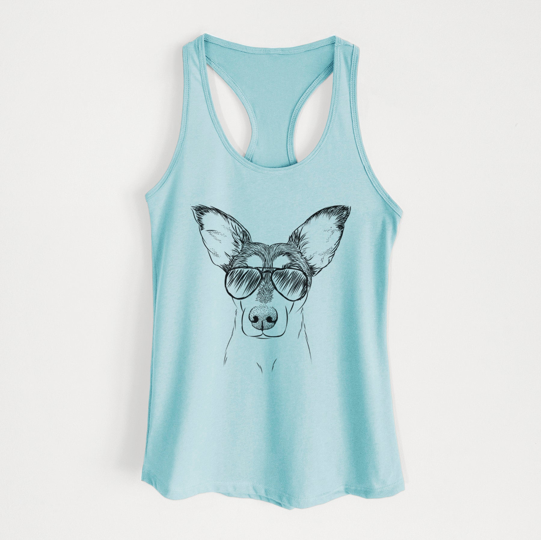 Chloe the Doxie Mix - Women's Racerback Tanktop