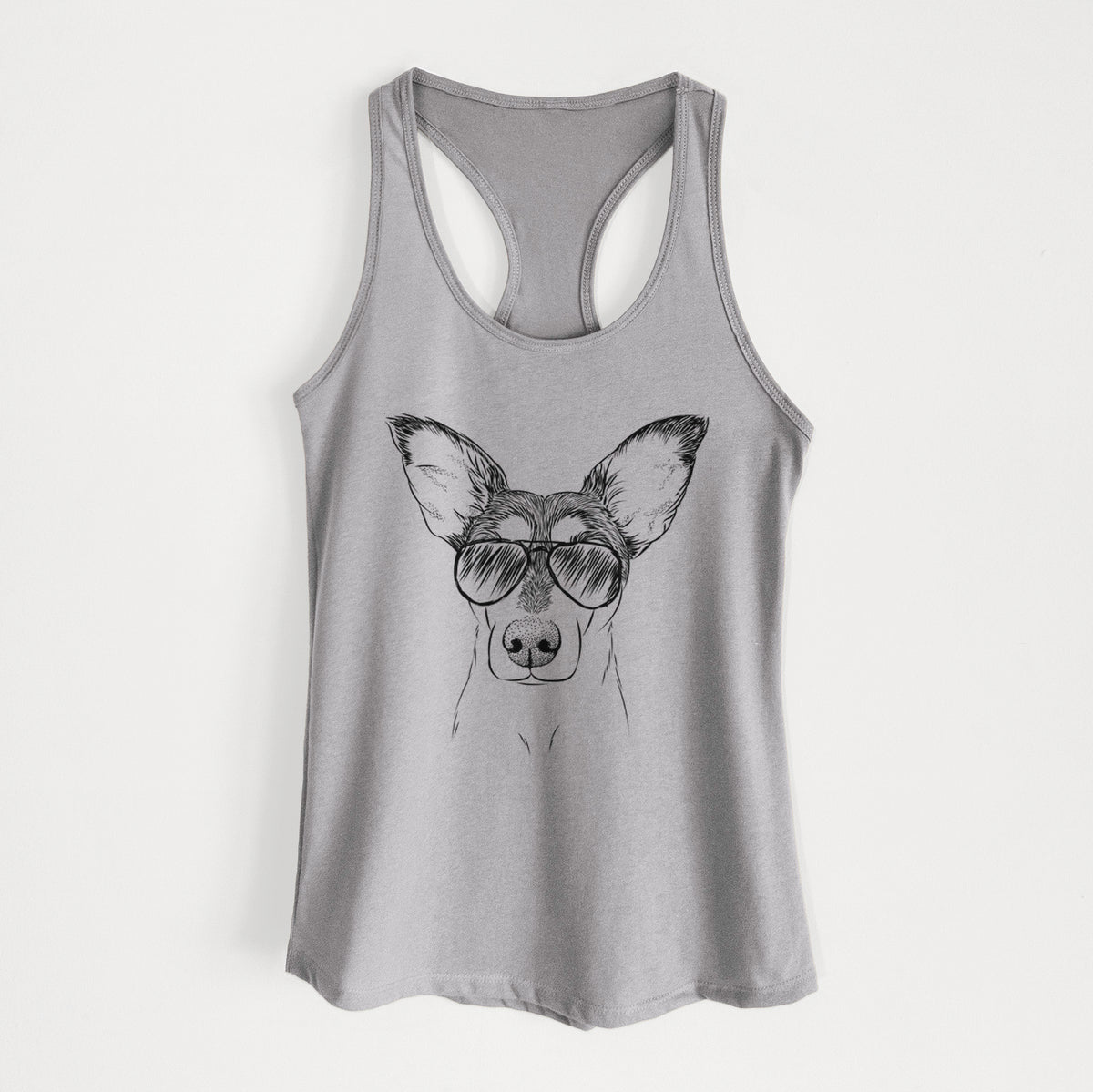 Chloe the Doxie Mix - Women&#39;s Racerback Tanktop