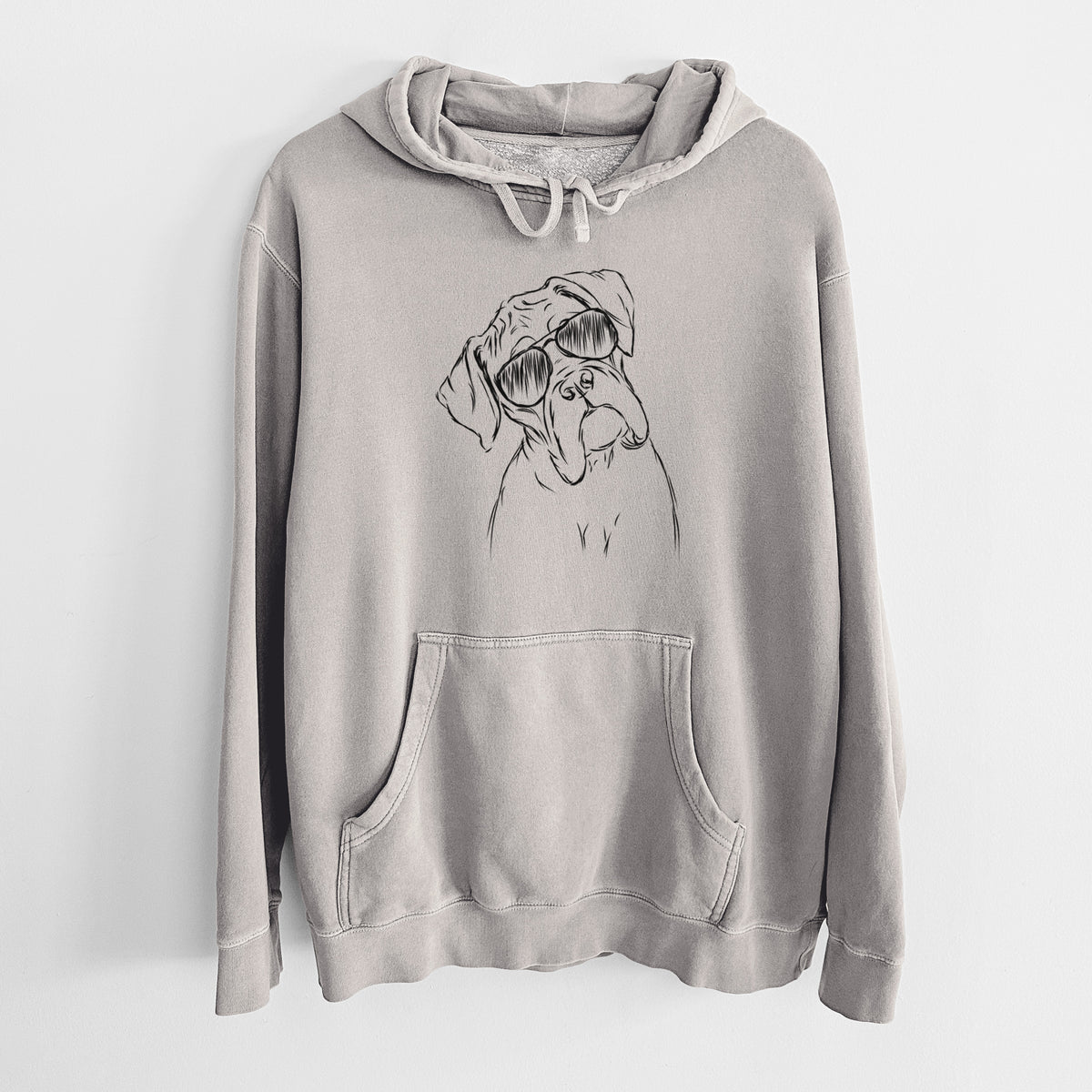 Aviator Cooper the Boxer - Unisex Pigment Dyed Hoodie