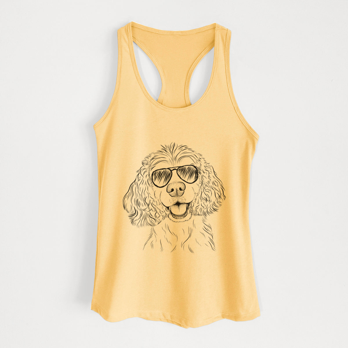 Cricket the American Cocker Spaniel - Women's Racerback Tanktop