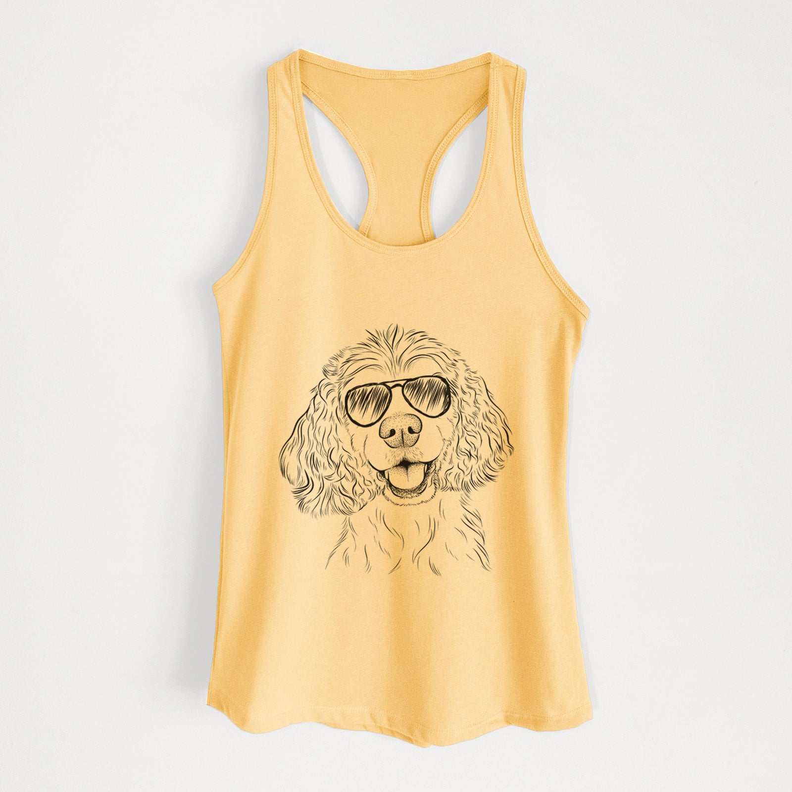 Cricket the American Cocker Spaniel - Women's Racerback Tanktop