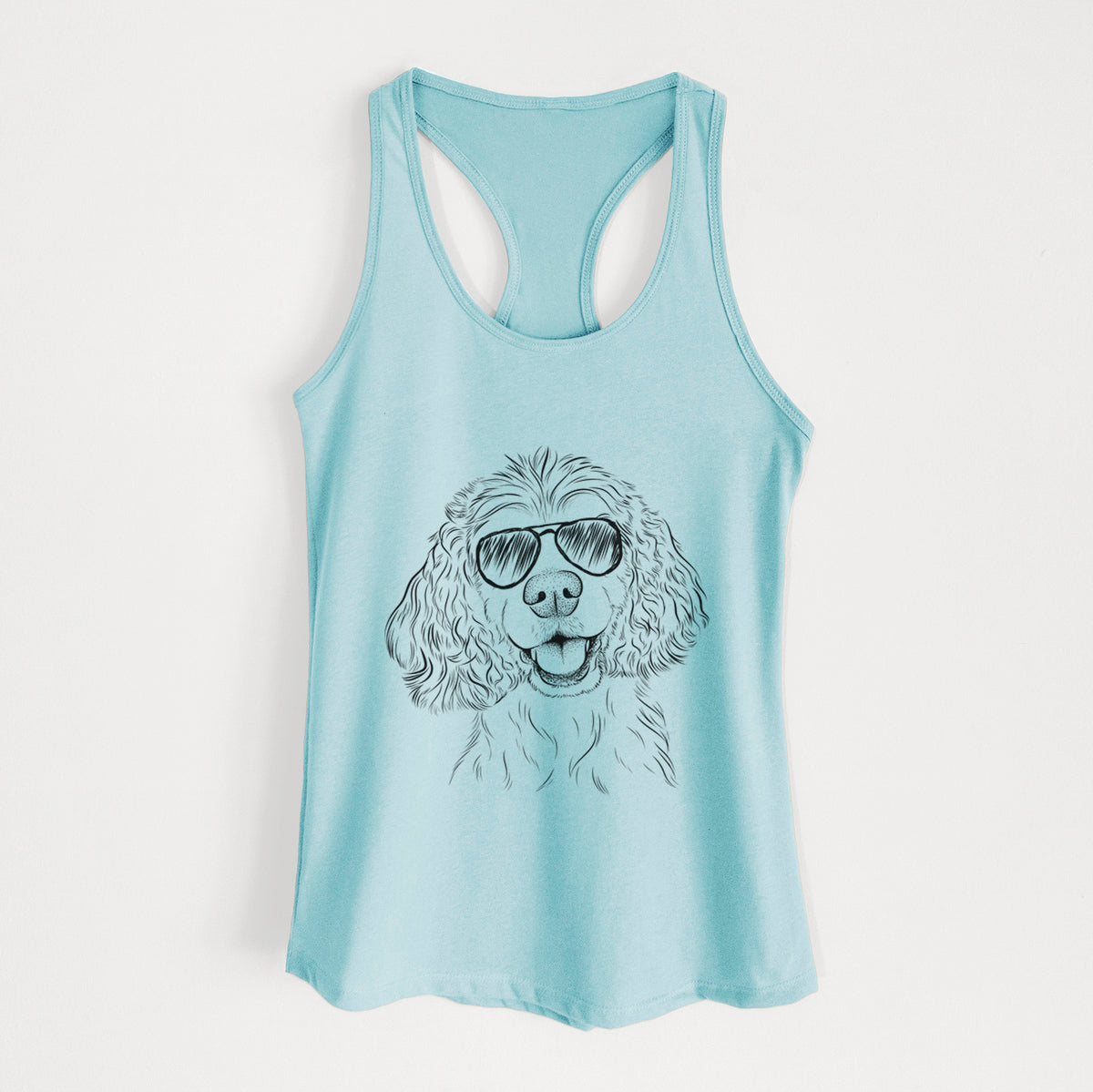 Cricket the American Cocker Spaniel - Women's Racerback Tanktop