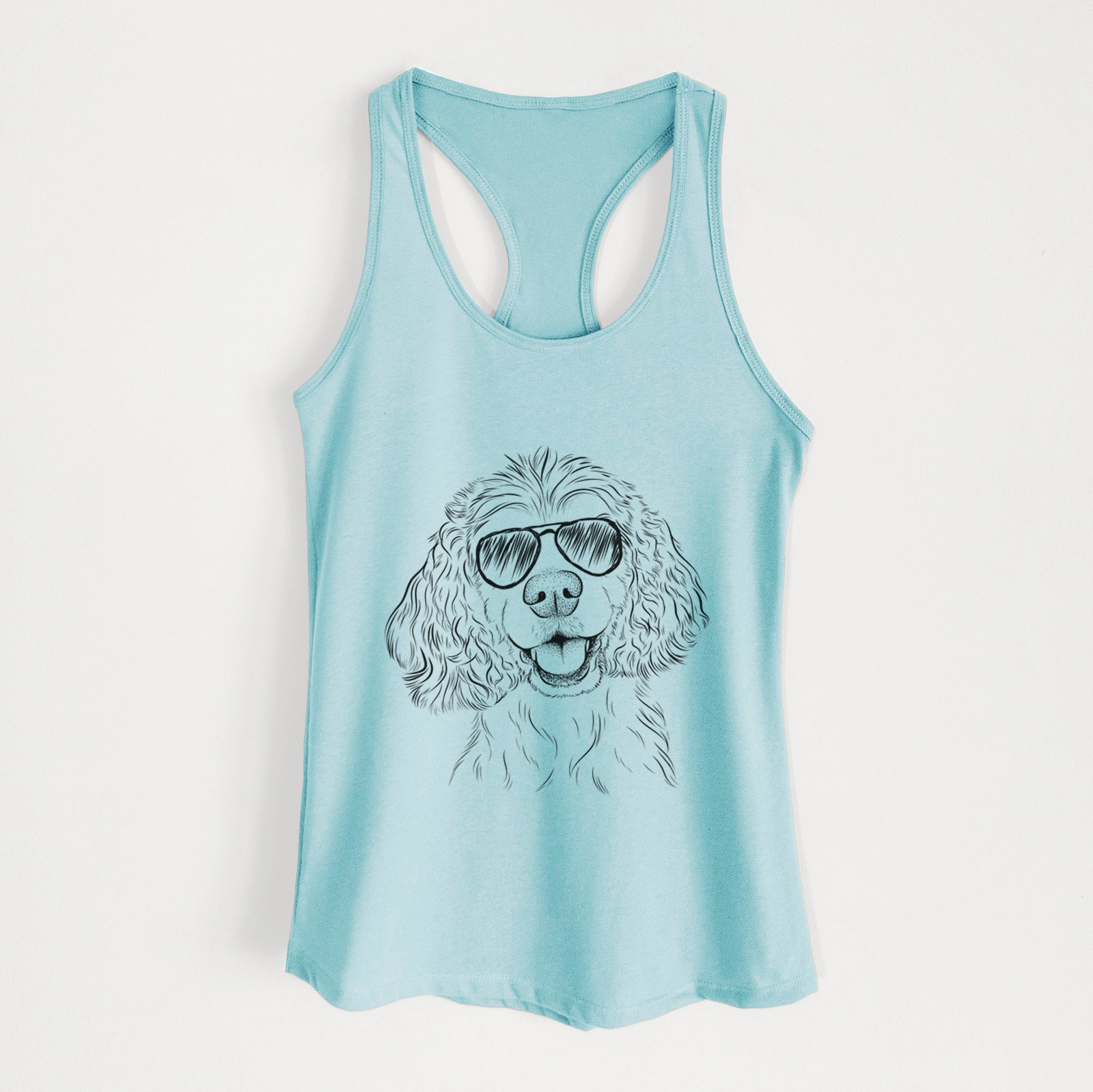 Cricket the American Cocker Spaniel - Women's Racerback Tanktop