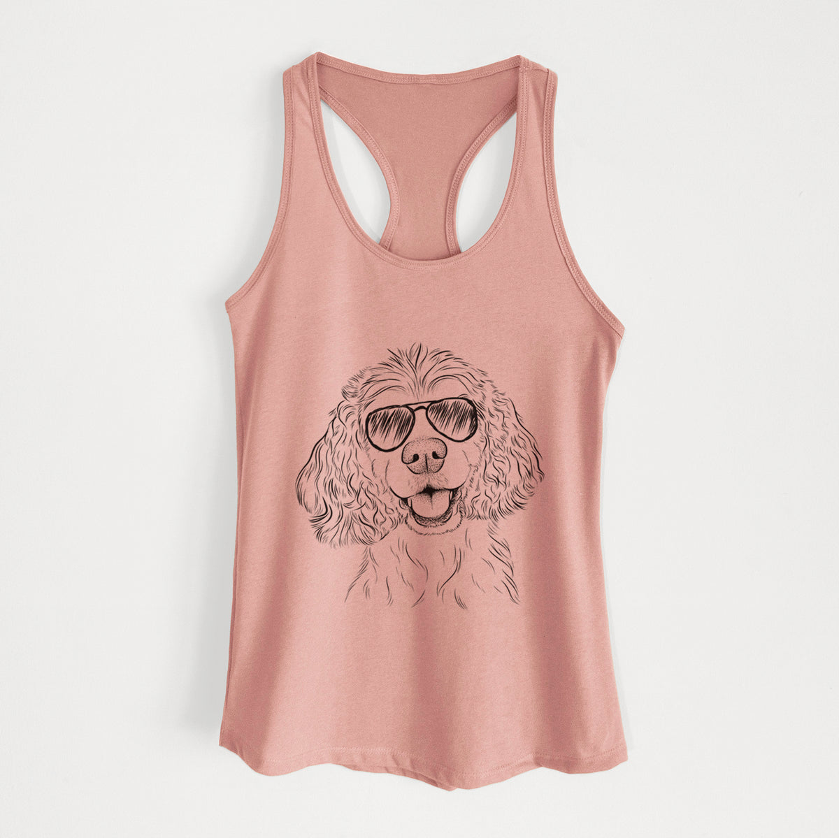 Cricket the American Cocker Spaniel - Women's Racerback Tanktop