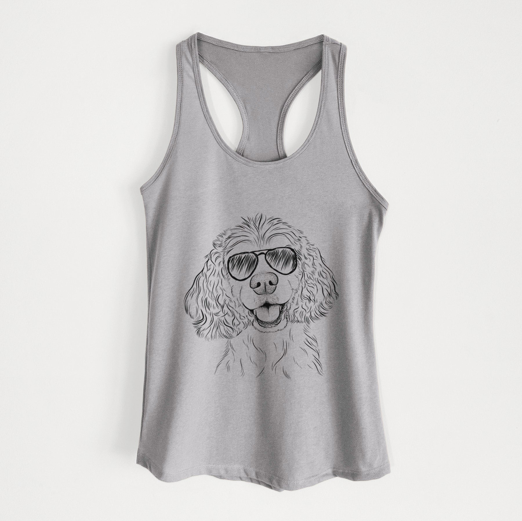 Cricket the American Cocker Spaniel - Women's Racerback Tanktop