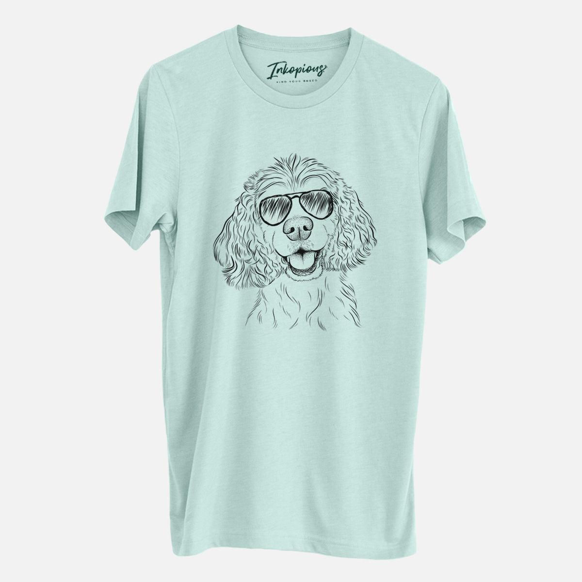 Aviator Cricket the American Cocker Spaniel - Unisex Crewneck