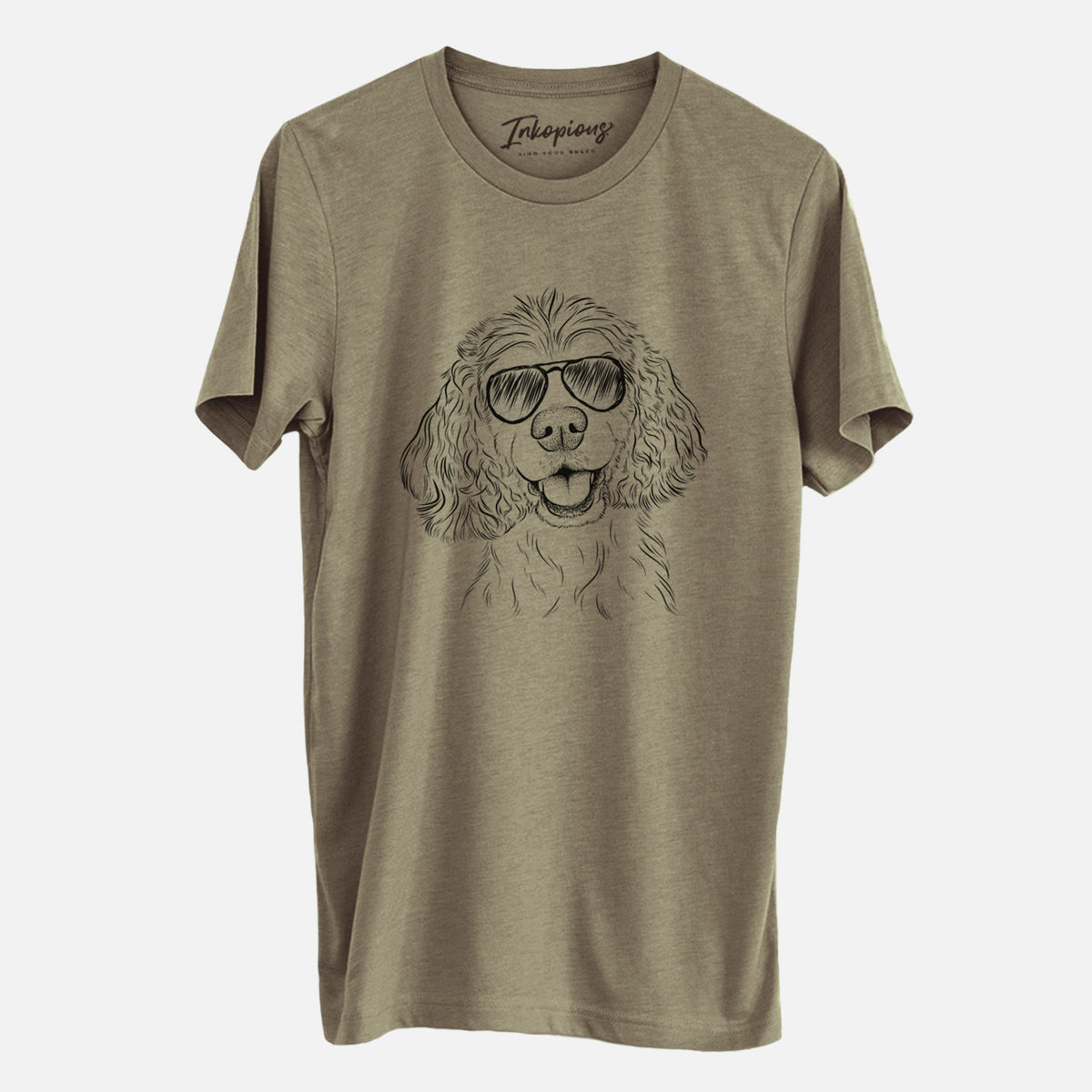 Aviator Cricket the American Cocker Spaniel - Unisex Crewneck