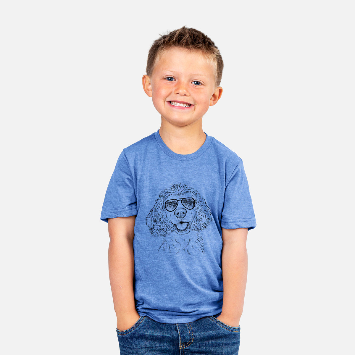 Aviator Cricket the American Cocker Spaniel - Kids/Youth/Toddler Shirt