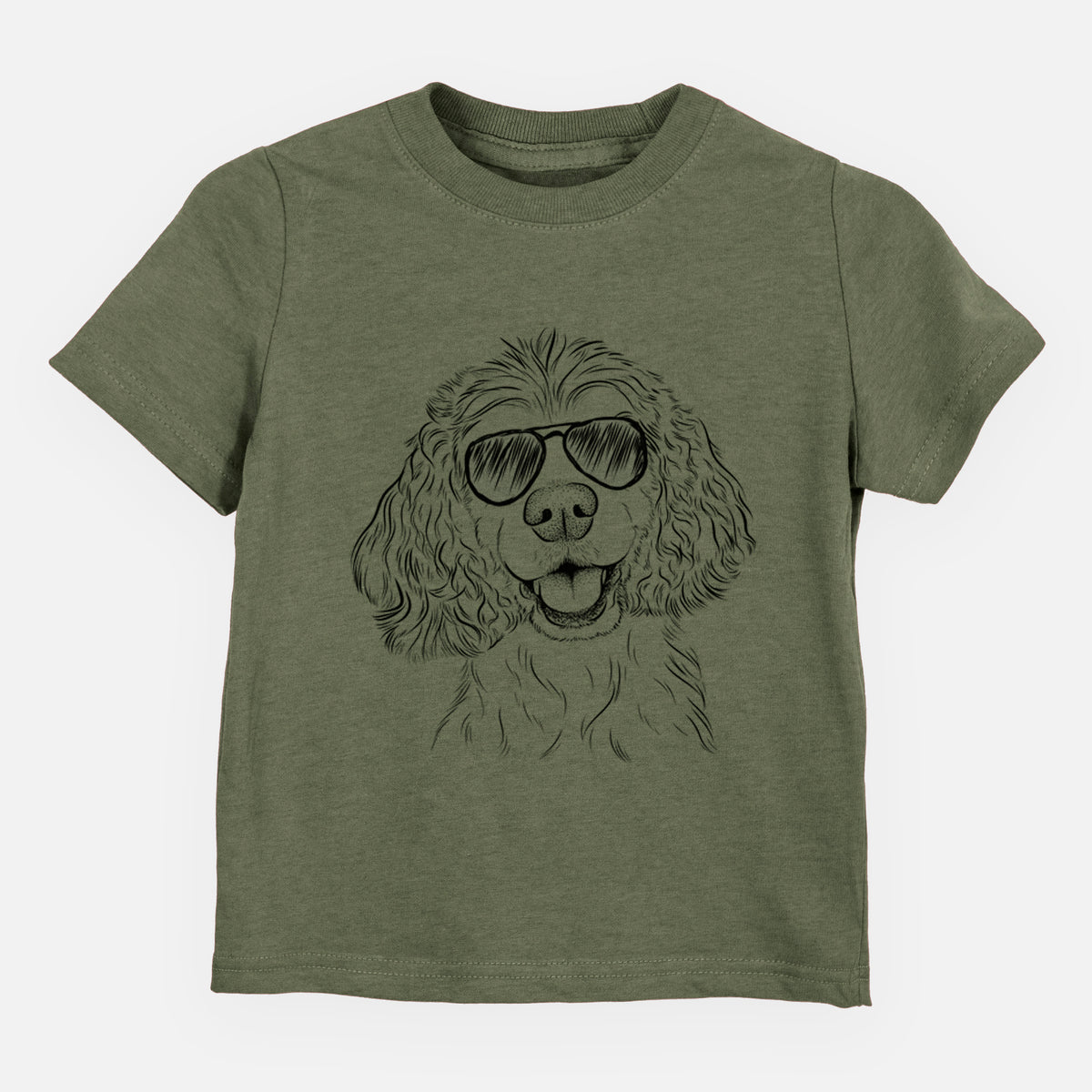 Aviator Cricket the American Cocker Spaniel - Kids/Youth/Toddler Shirt