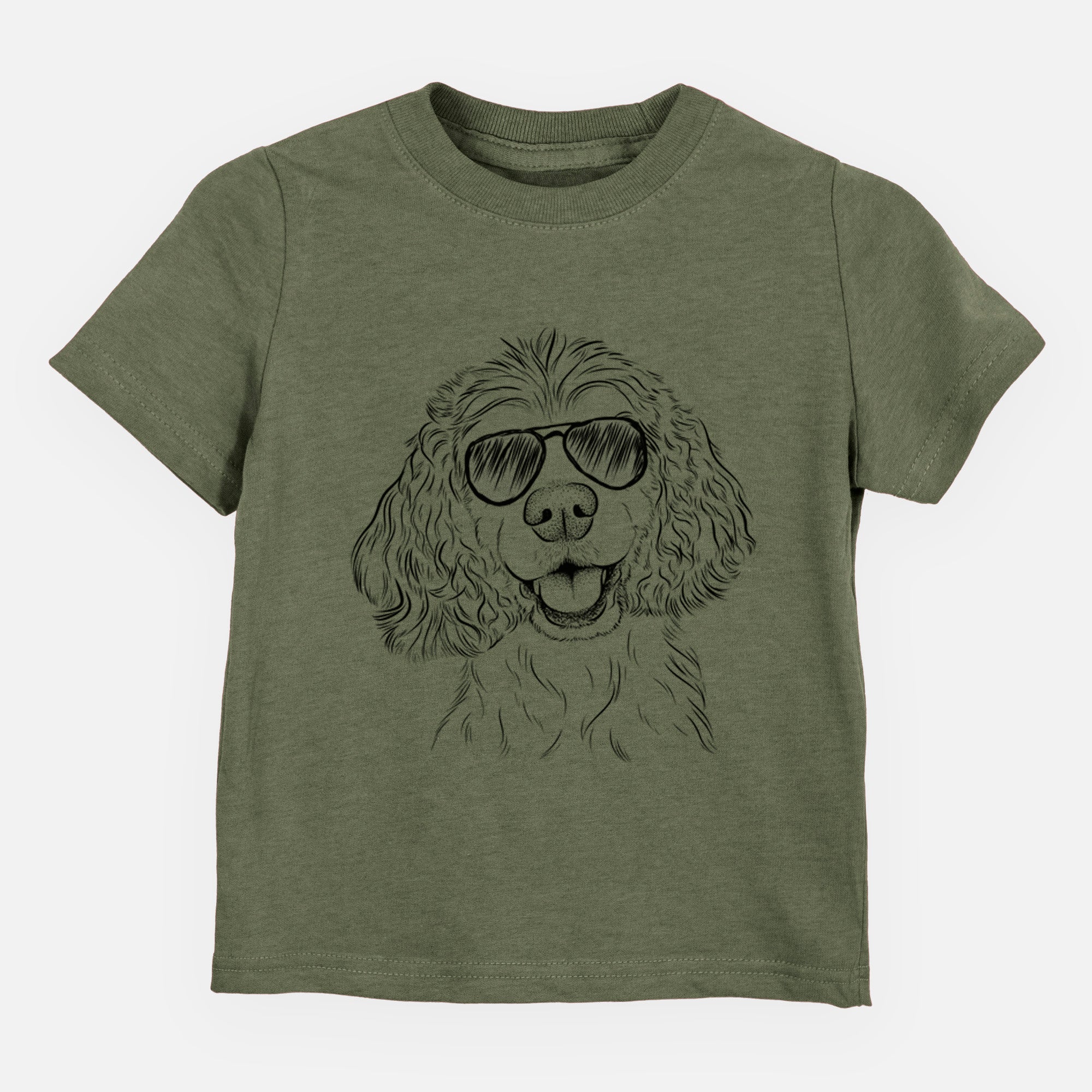 Aviator Cricket the American Cocker Spaniel - Kids/Youth/Toddler Shirt