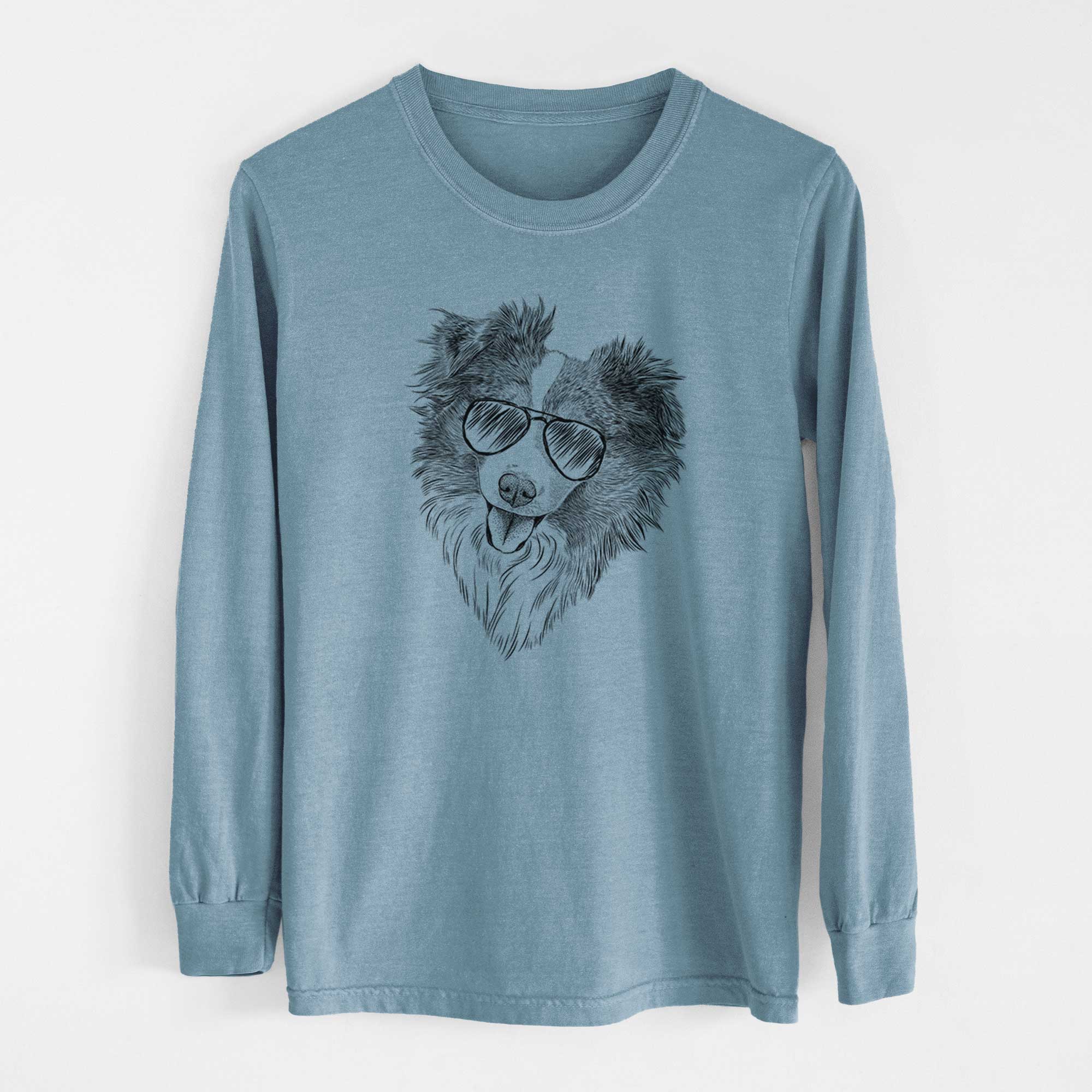 Aviator Doc the Mini Aussie - Men's Heavyweight 100% Cotton Long Sleeve