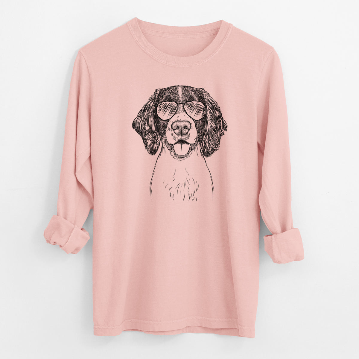 Aviator Ever the English Springer Spaniel - Men's Heavyweight 100% Cotton Long Sleeve