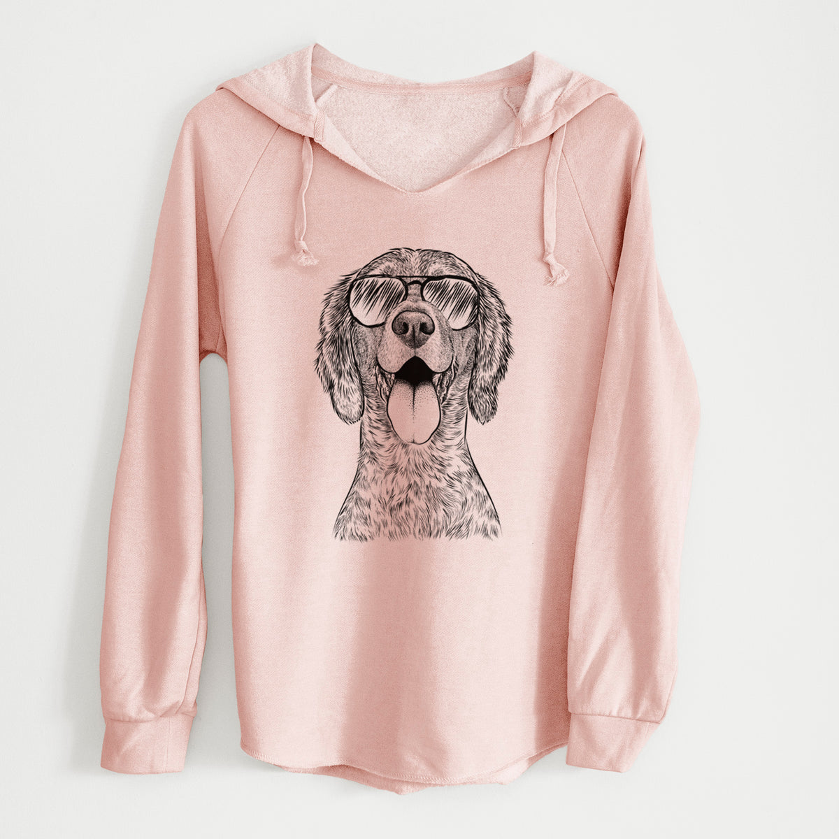 Aviator Freddy the English Setter - Cali Wave Hooded Sweatshirt