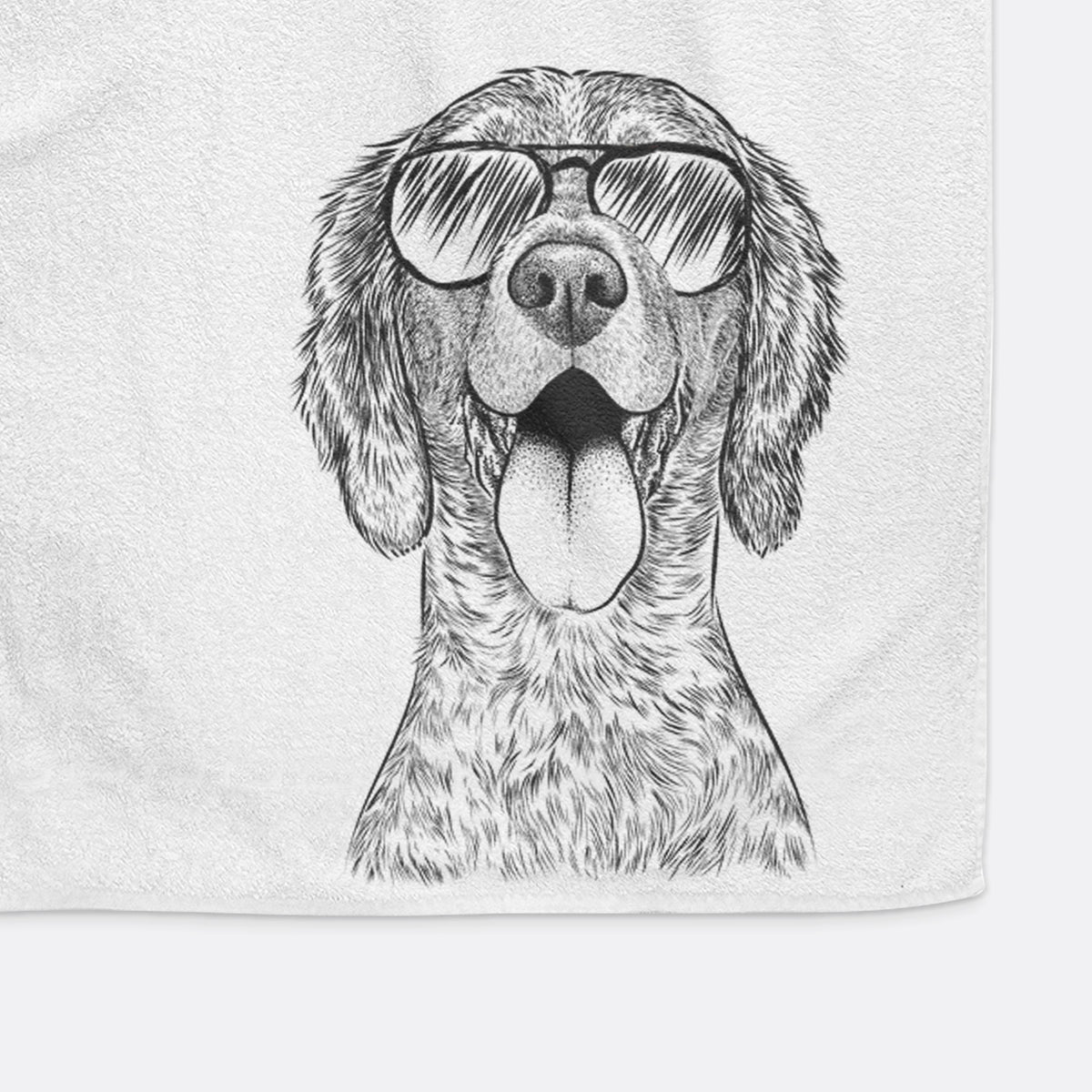 Freddy the English Setter Premium Hand Towel