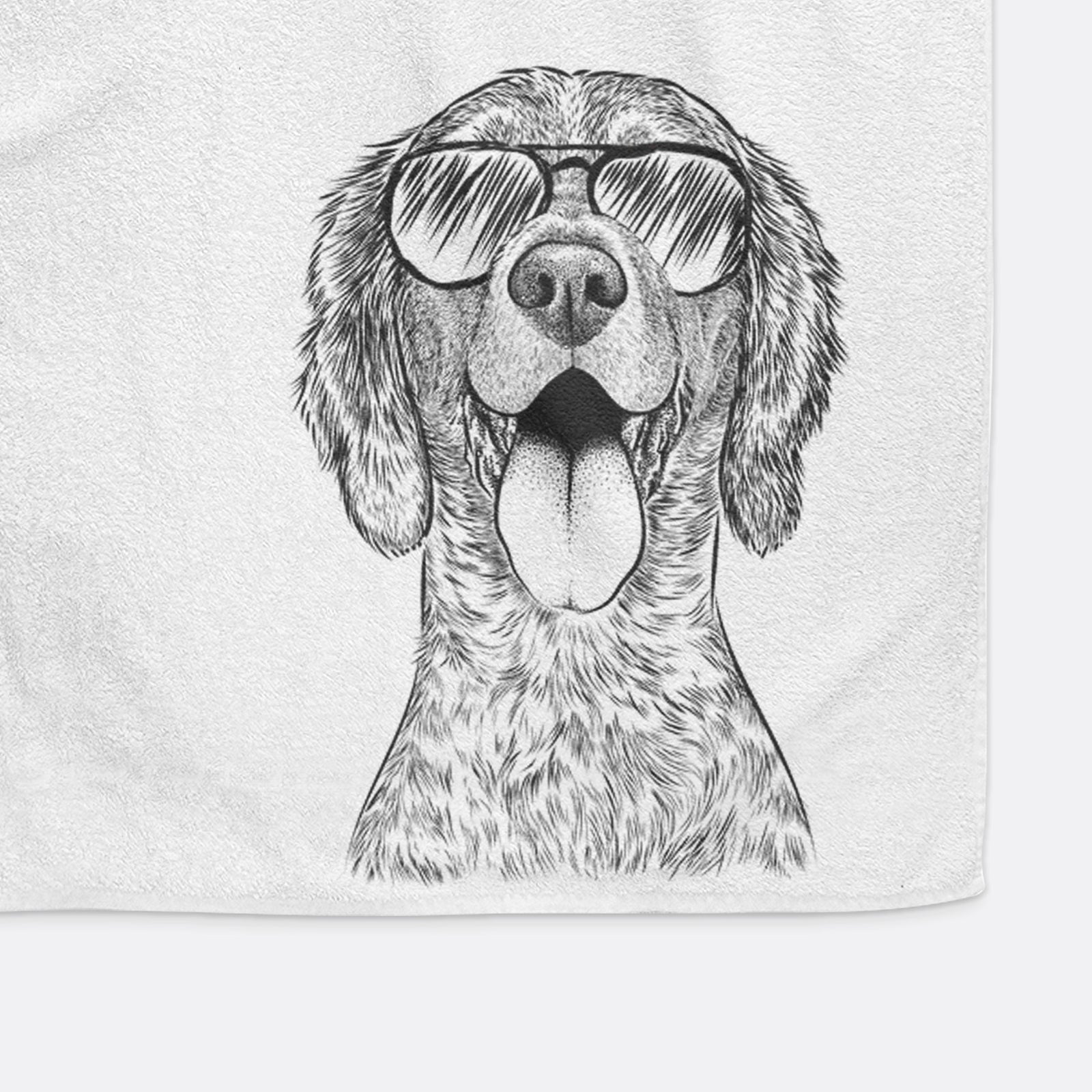 Freddy the English Setter Premium Hand Towel