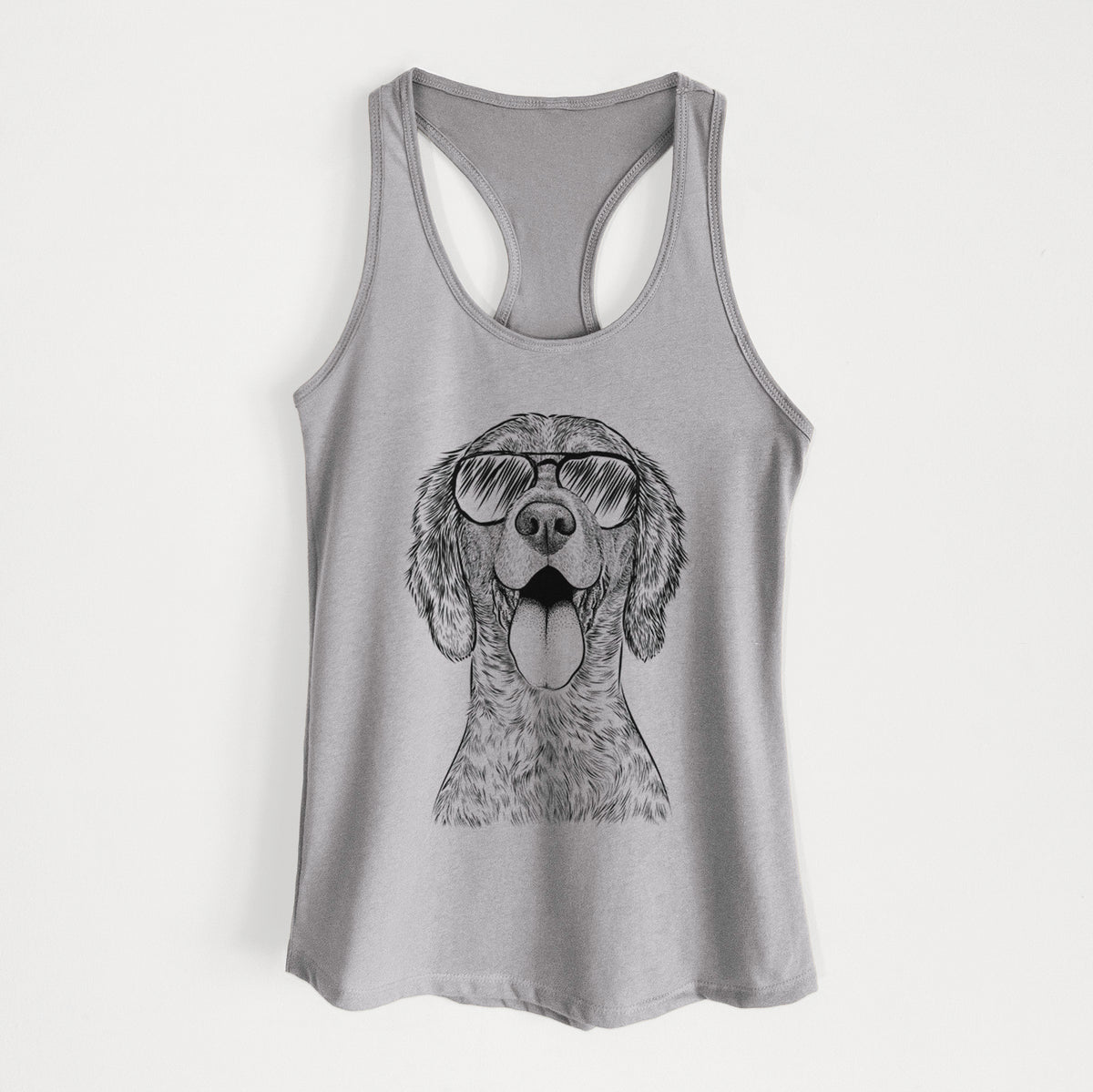 Freddy the English Setter - Women's Racerback Tanktop