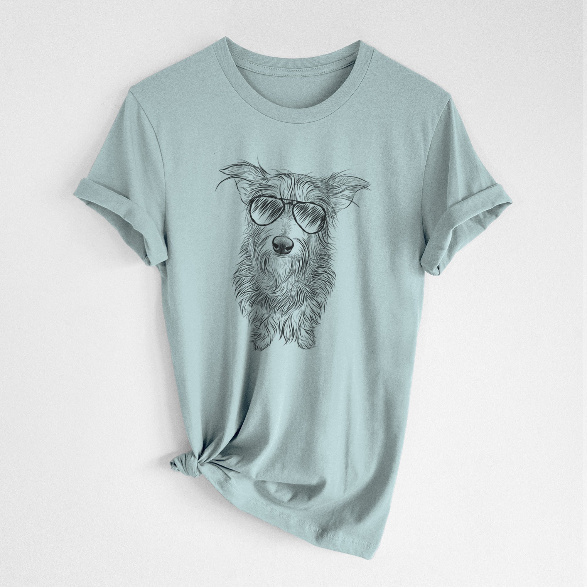 Aviator Frida Doggo the Rescue Terrier Mix - Unisex Crewneck
