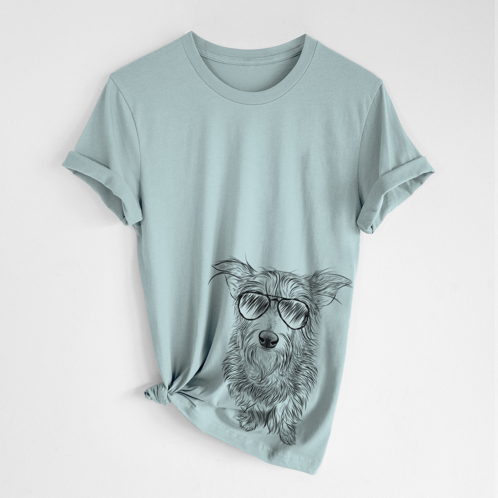 Aviator Frida Doggo the Rescue Terrier Mix - Unisex Crewneck