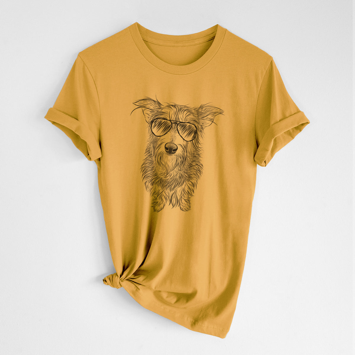 Aviator Frida Doggo the Rescue Terrier Mix - Unisex Crewneck