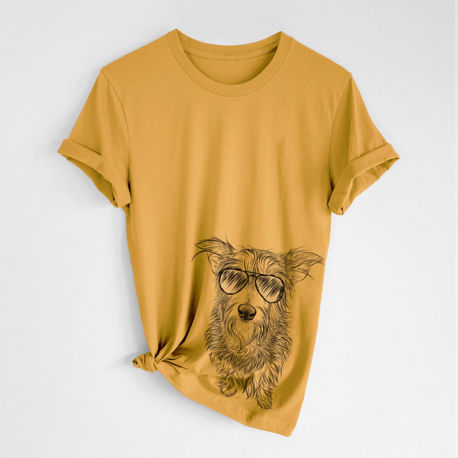 Aviator Frida Doggo the Rescue Terrier Mix - Unisex Crewneck