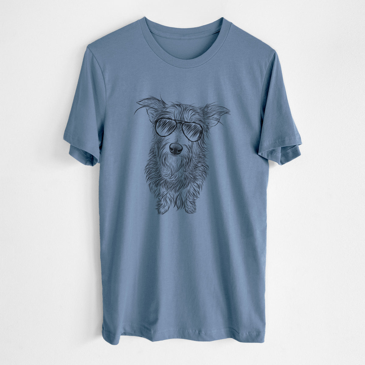 Aviator Frida Doggo the Rescue Terrier Mix - Unisex Crewneck