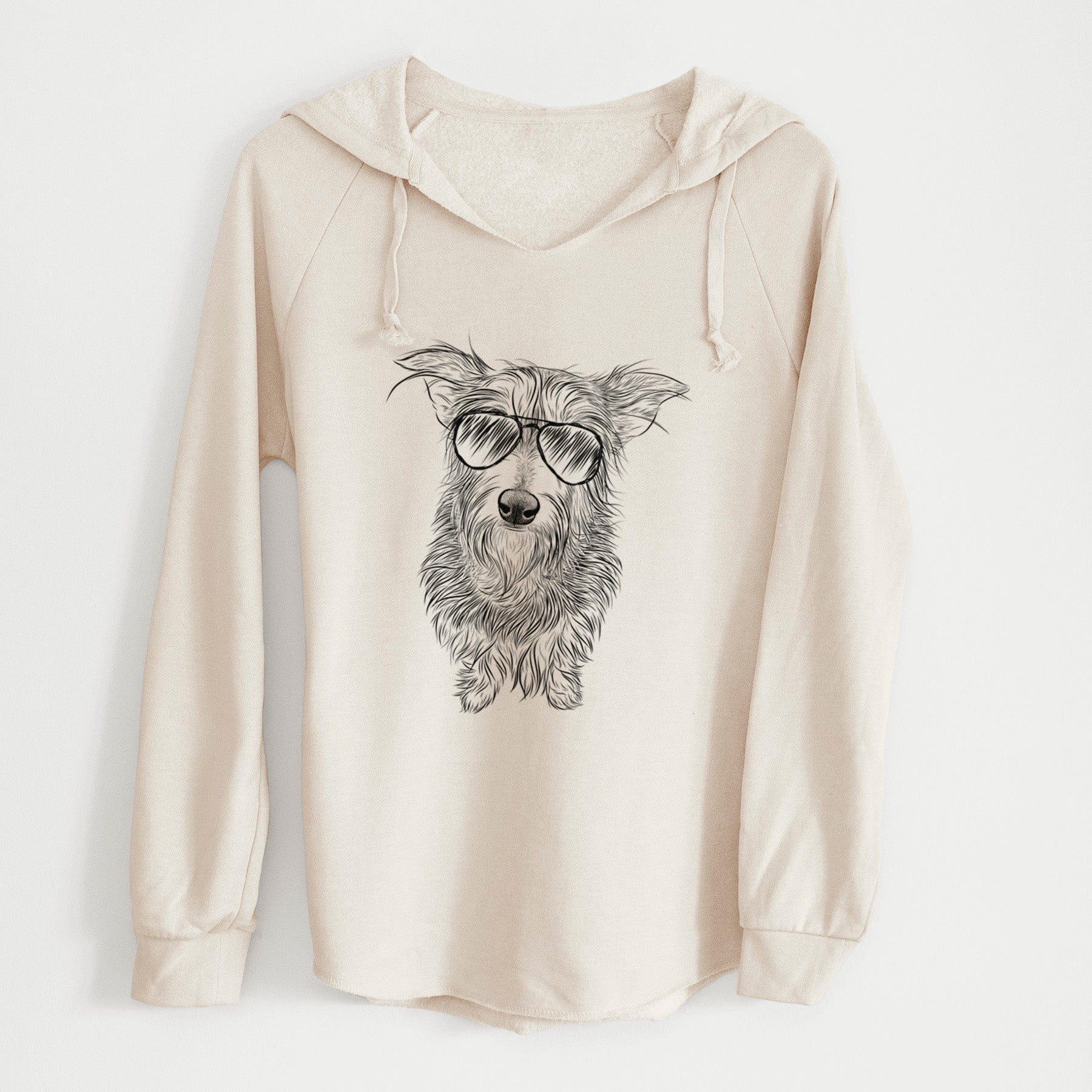 Aviator Frida Doggo the Rescue Terrier Mix - Cali Wave Hooded Sweatshirt