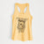 Frida Doggo the Rescue Terrier Mix - Women's Racerback Tanktop