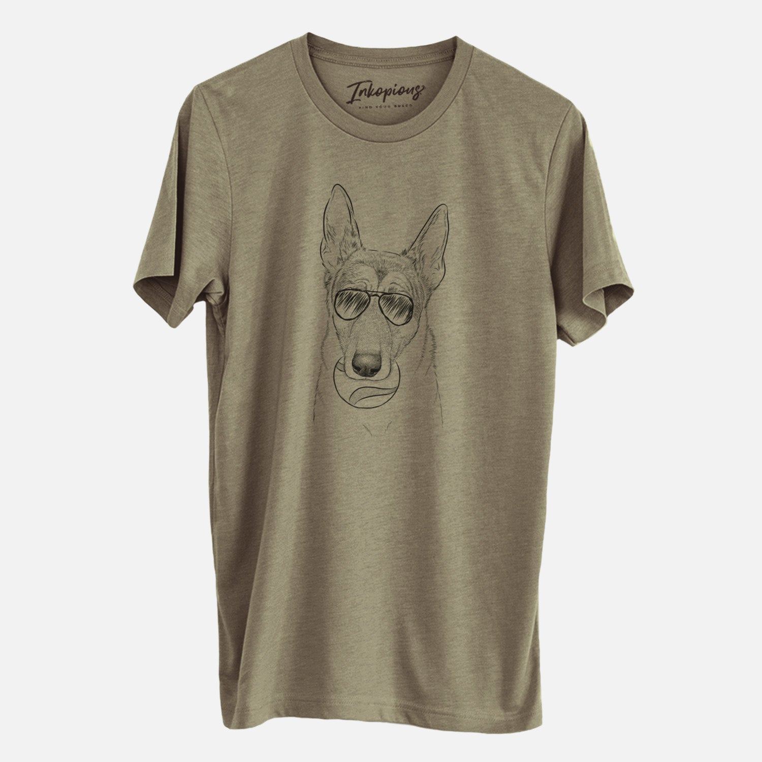 Aviator Greta the German Shepherd - Unisex Crewneck