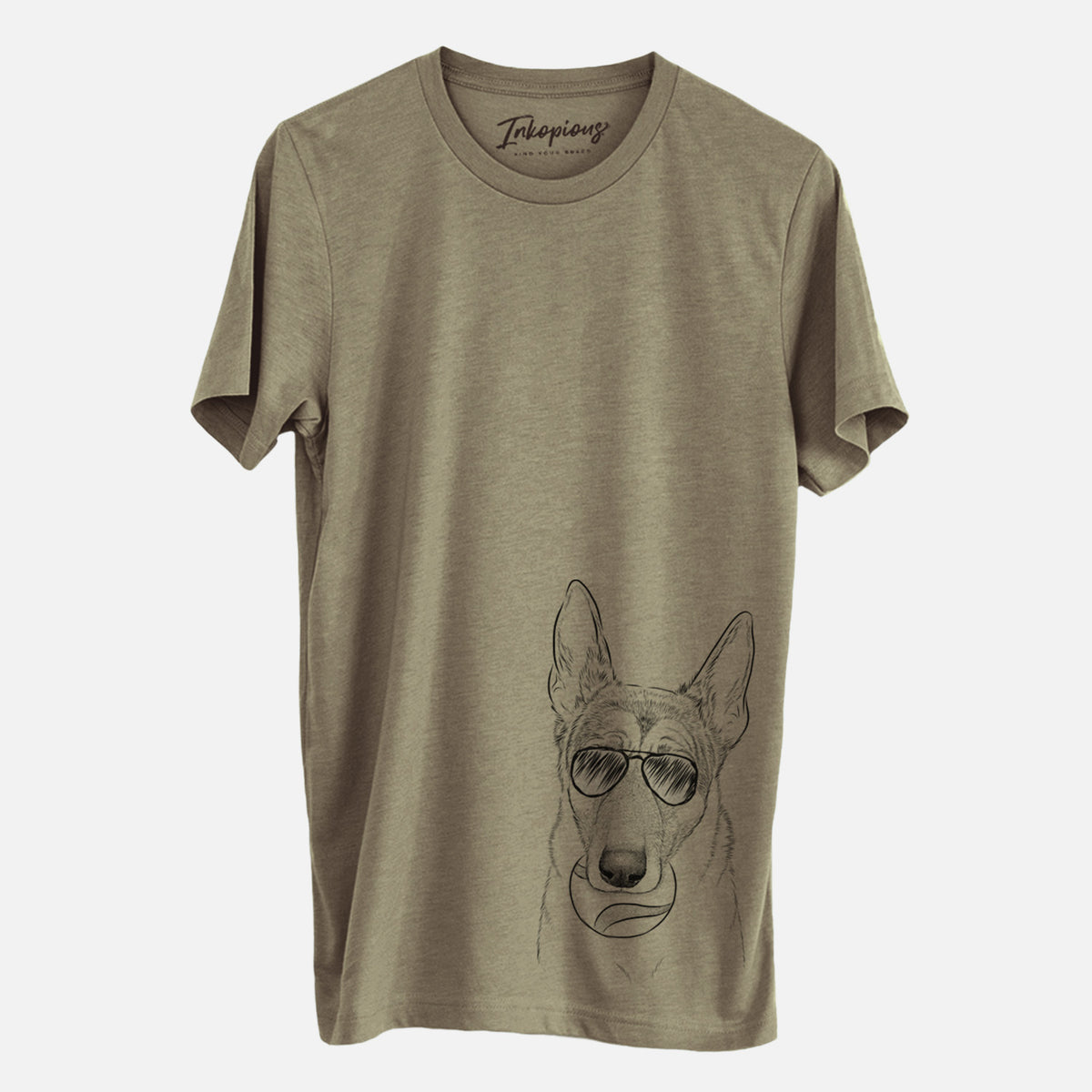 Aviator Greta the German Shepherd - Unisex Crewneck