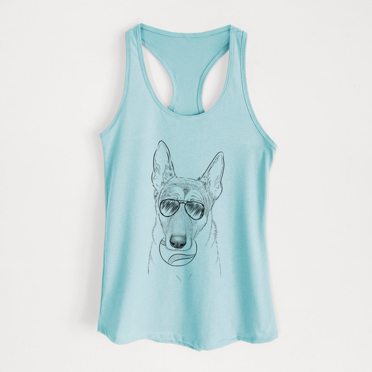 Greta the German Shepherd - Women's Racerback Tanktop