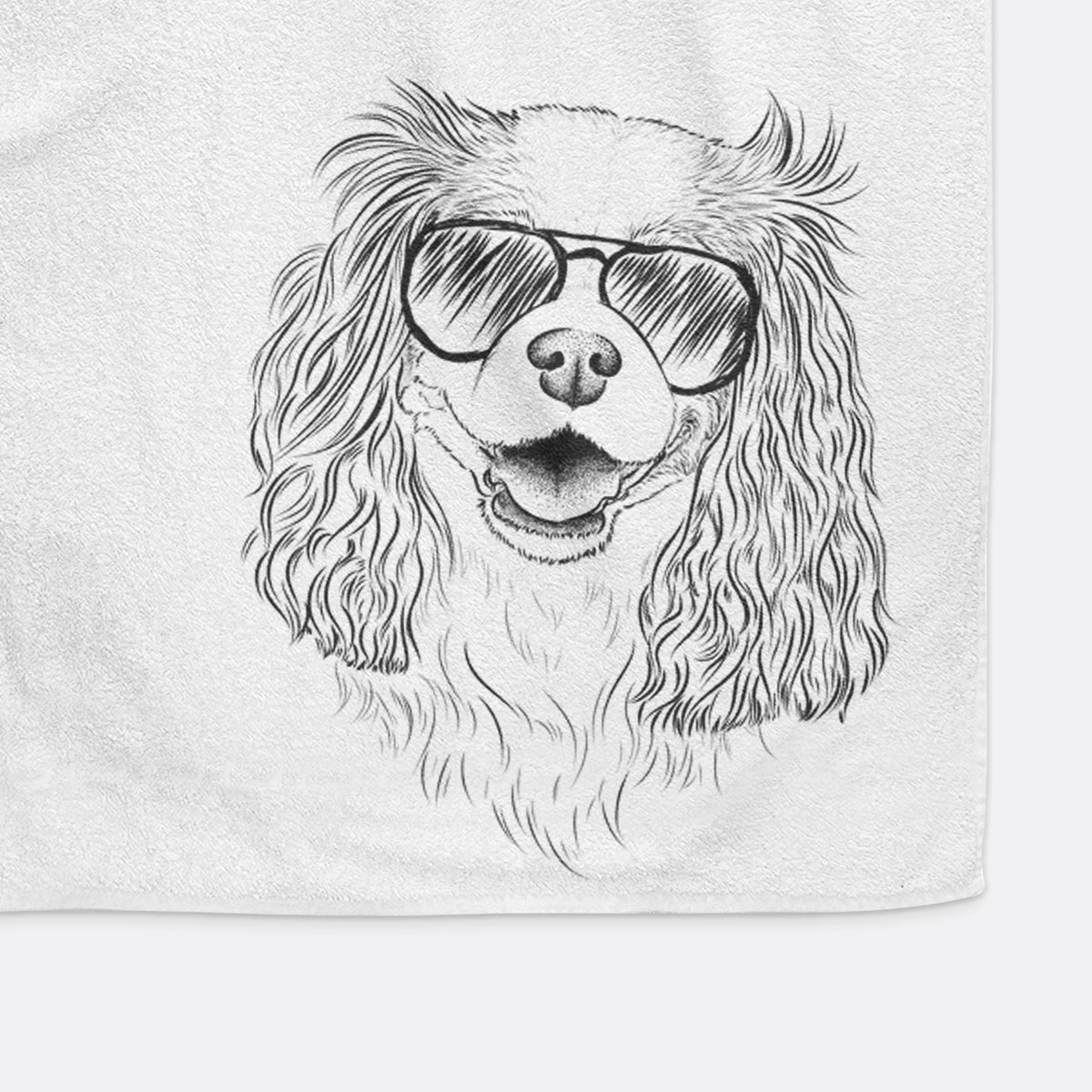 Halley Comet the Cavalier King Charles Spaniel Premium Hand Towel