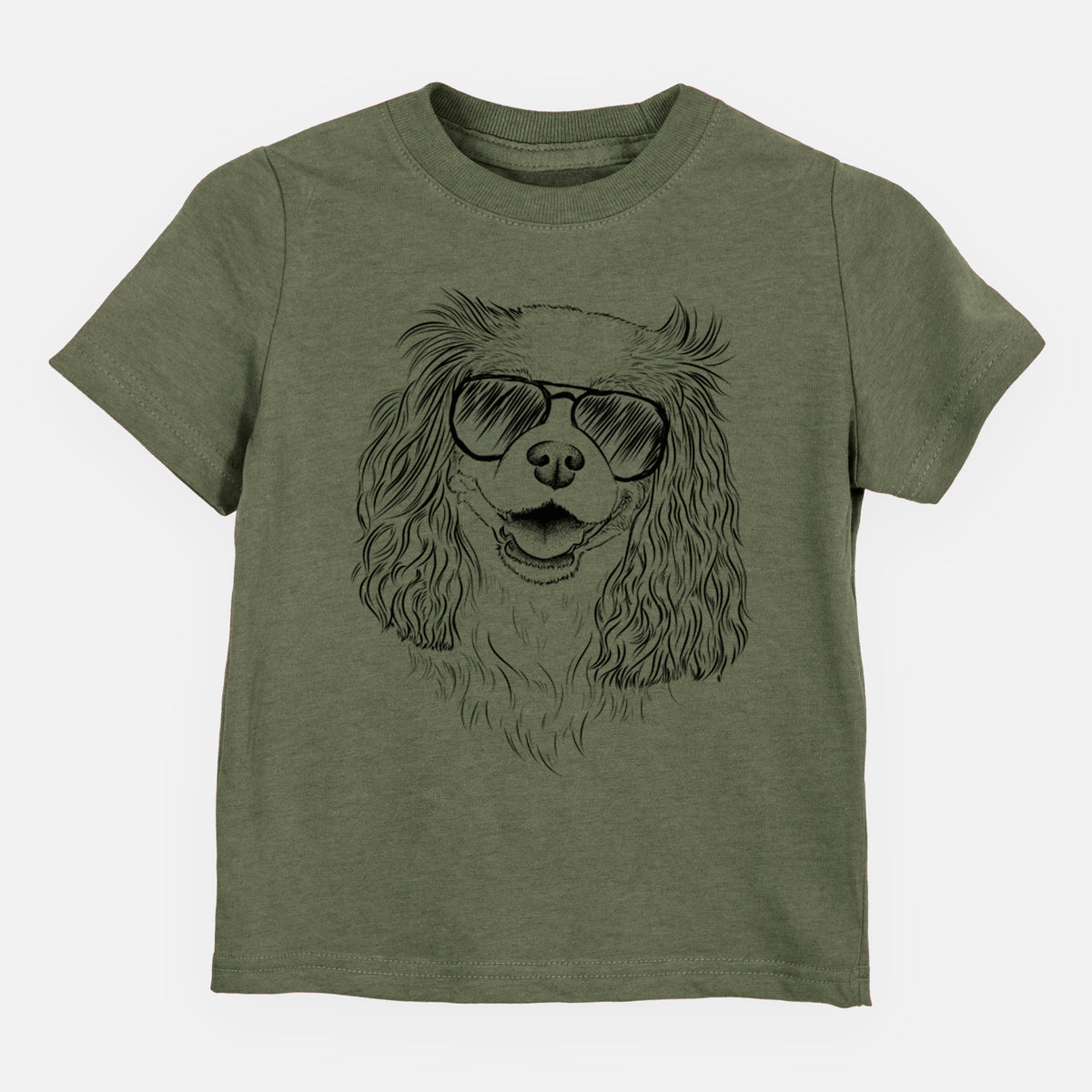 Aviator Halley Comet the Cavalier King Charles Spaniel - Kids/Youth/Toddler Shirt
