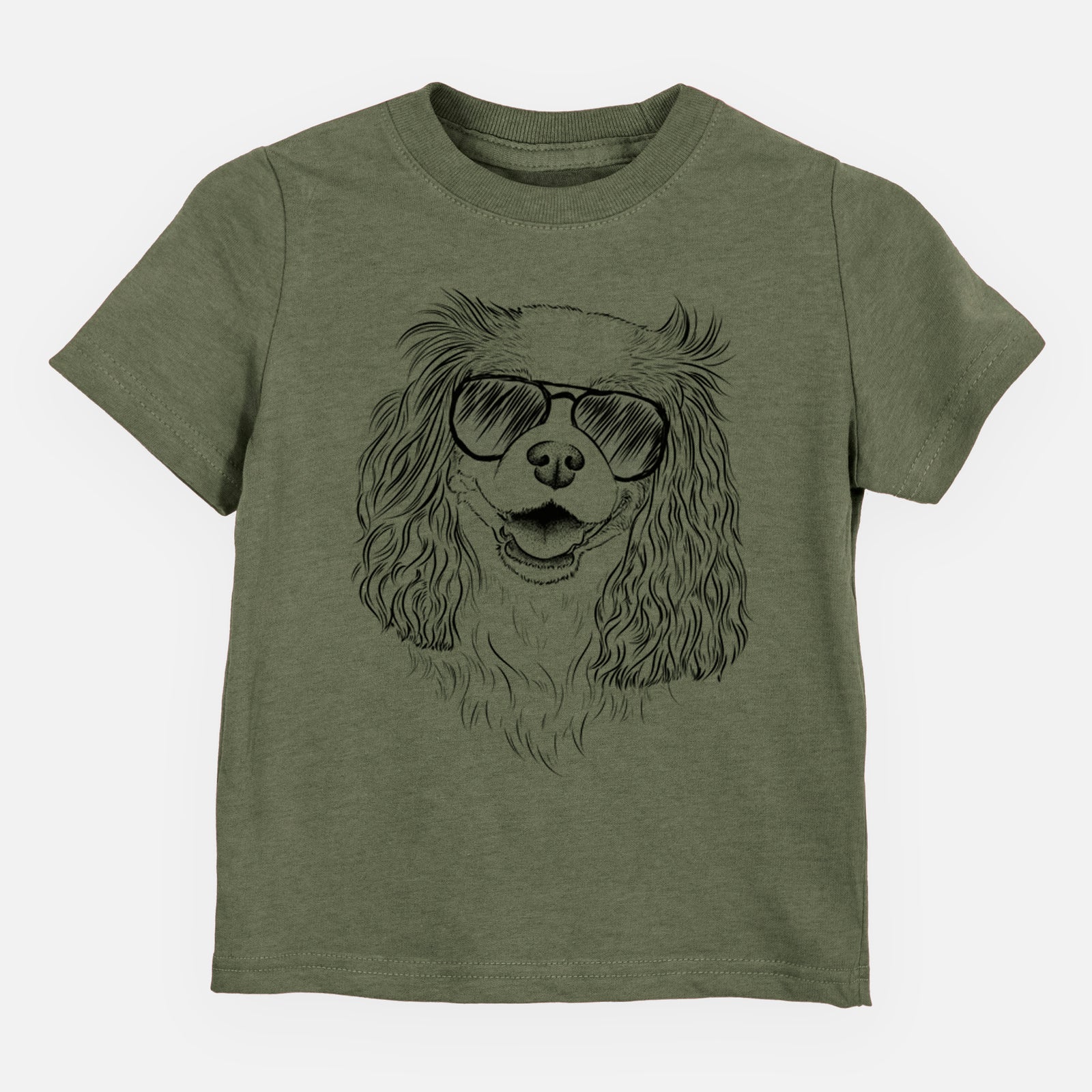 Aviator Halley Comet the Cavalier King Charles Spaniel - Kids/Youth/Toddler Shirt